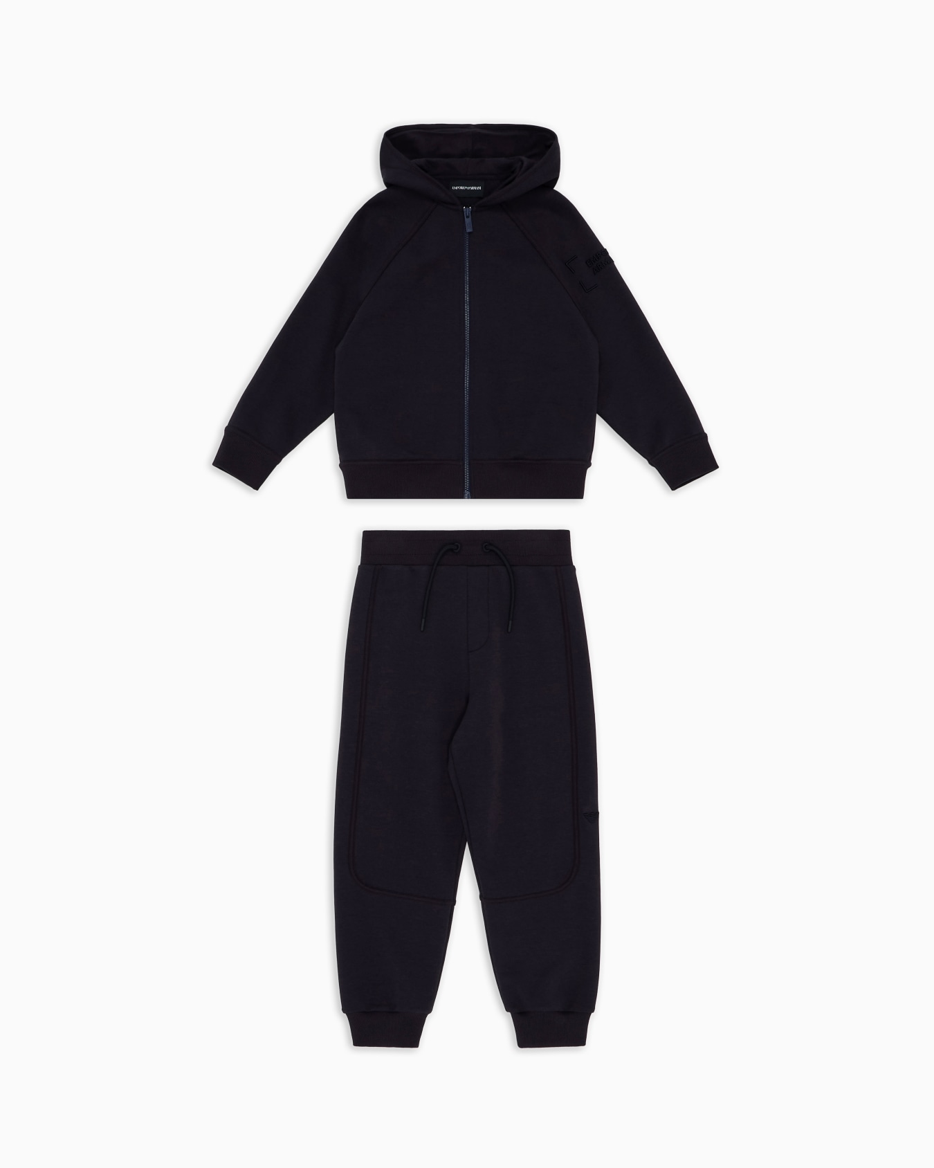Tracksuit with zip-up, hooded sweatshirt and joggers Slide 0