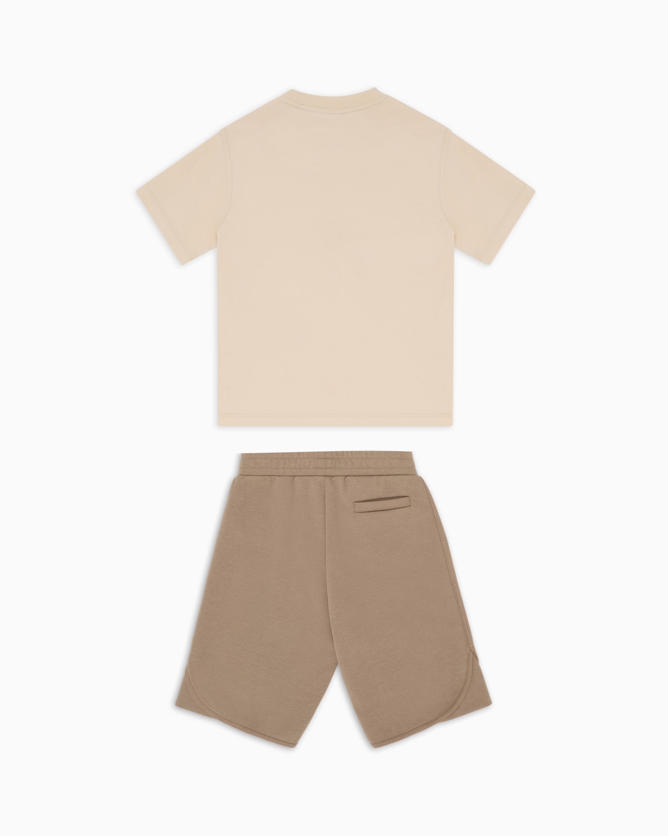 T-shirt and Bermuda shorts set with embroidered logo Slide 2