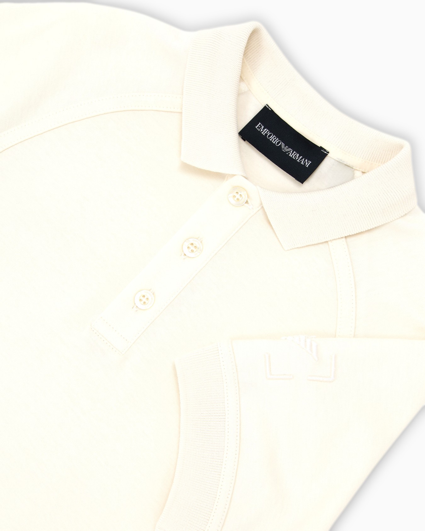Poloshirt aus Jersey mit Logo-Stickerei Folie 1