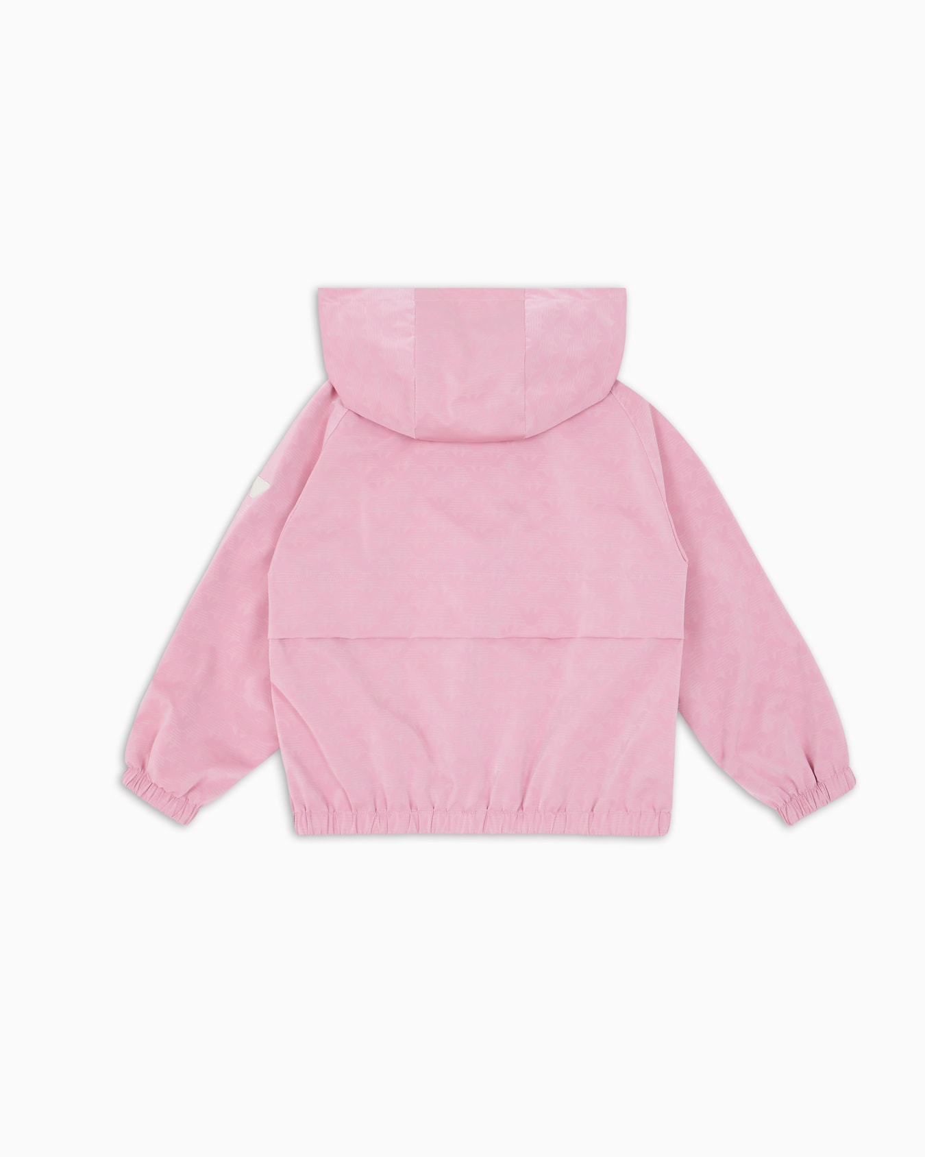 Nylon hooded blouson with all-over eagle Slide 2