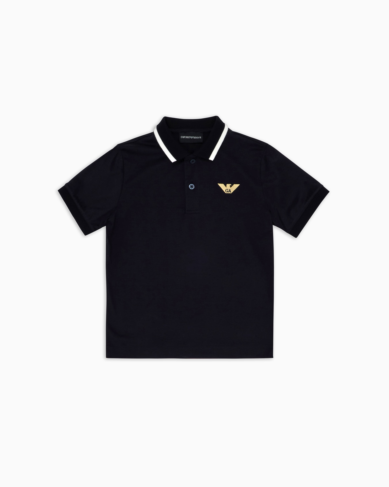 ASV Lyocell blend jersey polo shirt with logo embroidery Slide 0