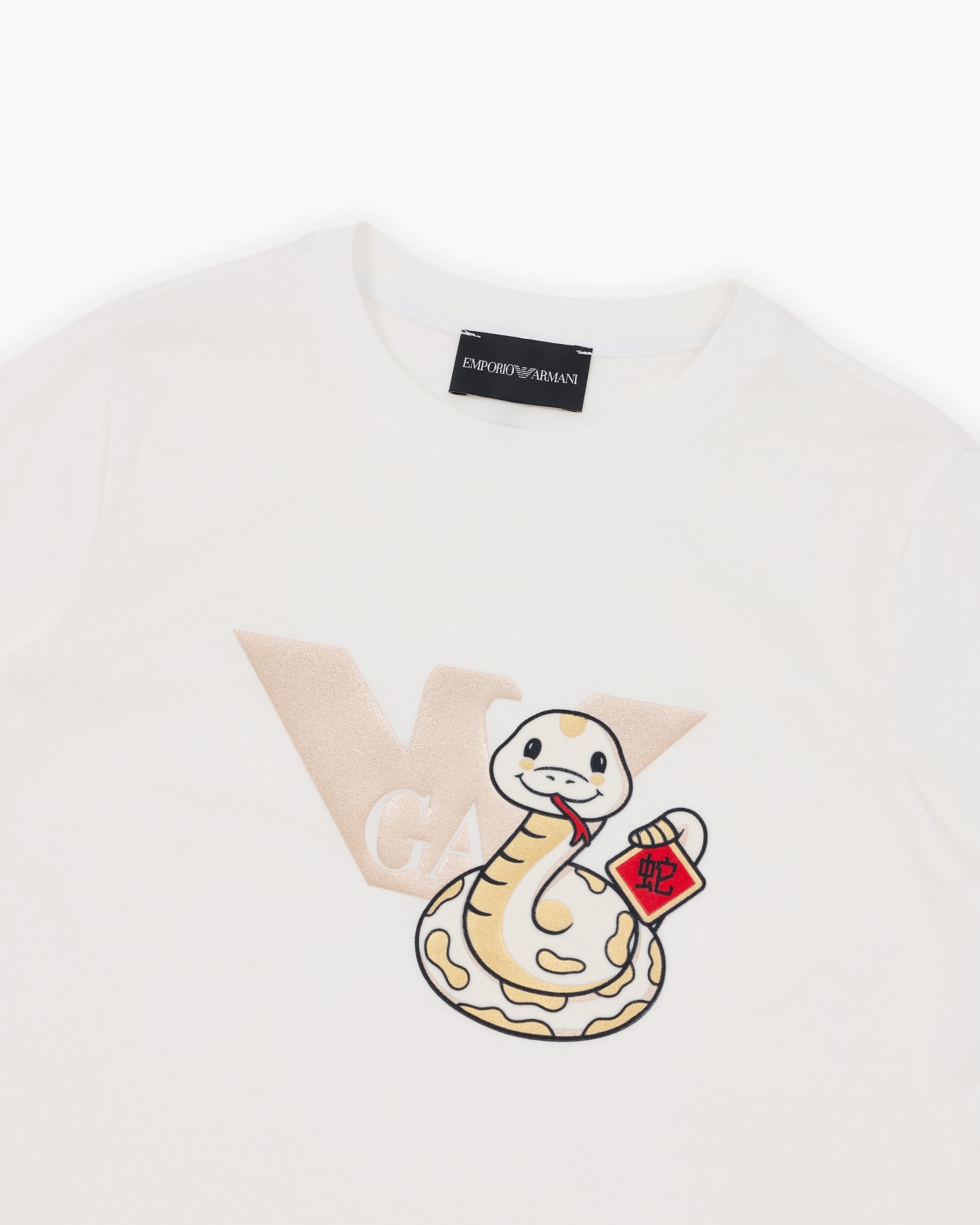 ASV Lyocell blend jersey T-shirt with snake print Slide 1