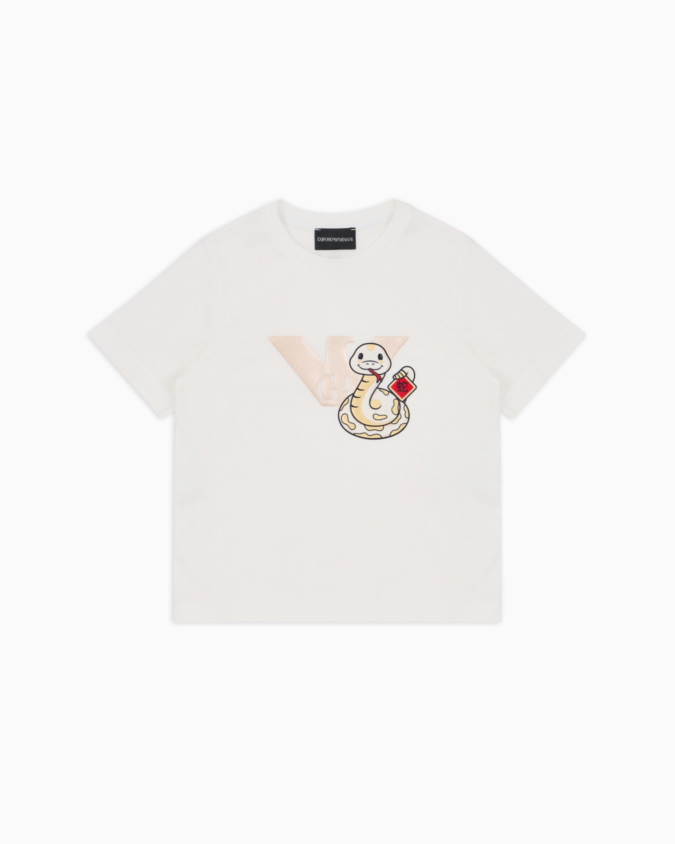 ASV Lyocell blend jersey T-shirt with snake print Slide 0