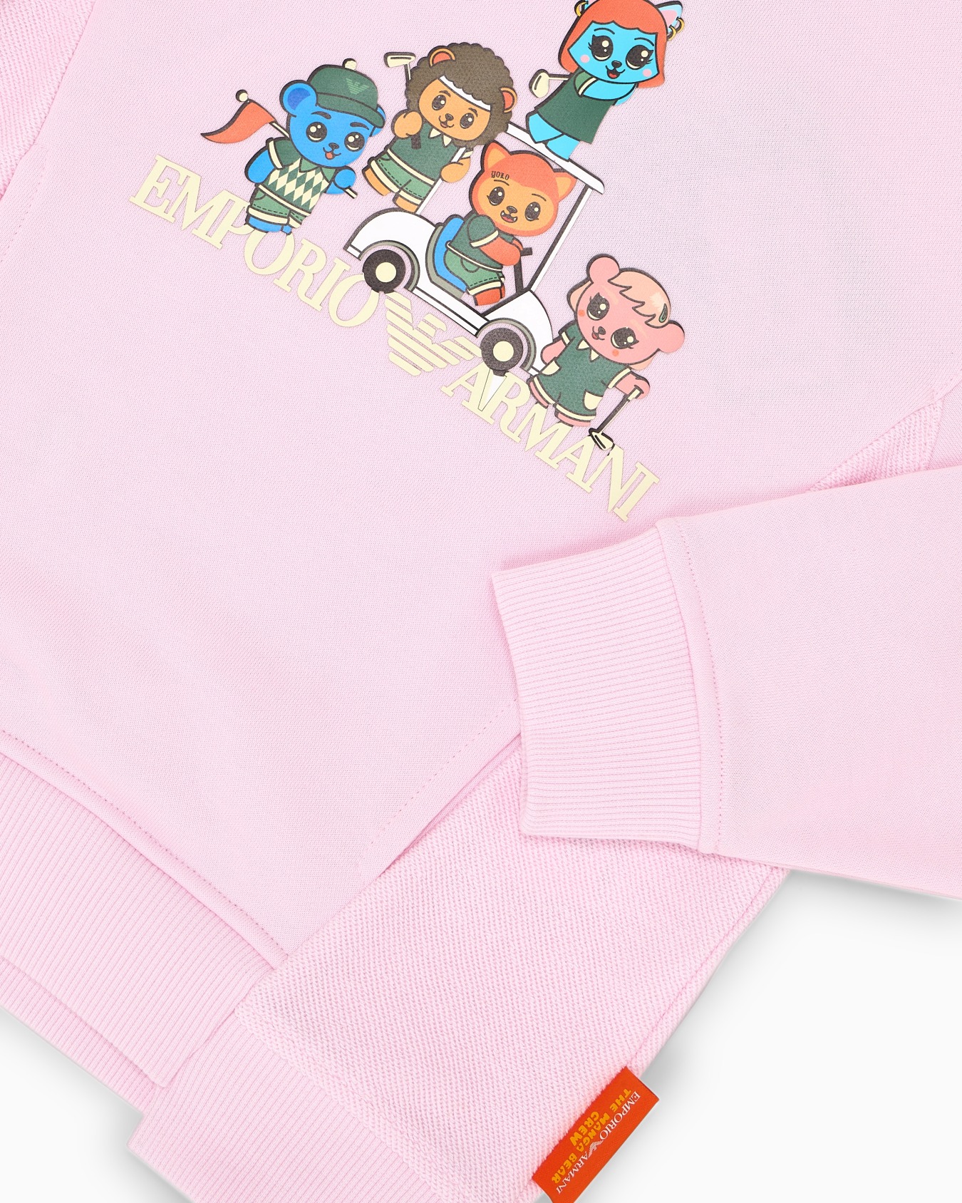 ASV organic jersey sweatshirt with Manga Bear Crew print Slide 1