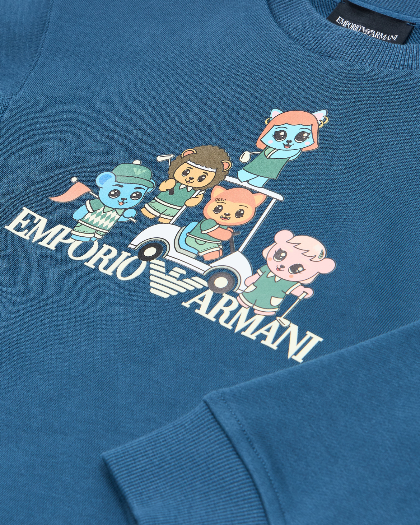 ASV スウェットシャツ オーガニックジャージー マンガベアクループリント スライドする 1