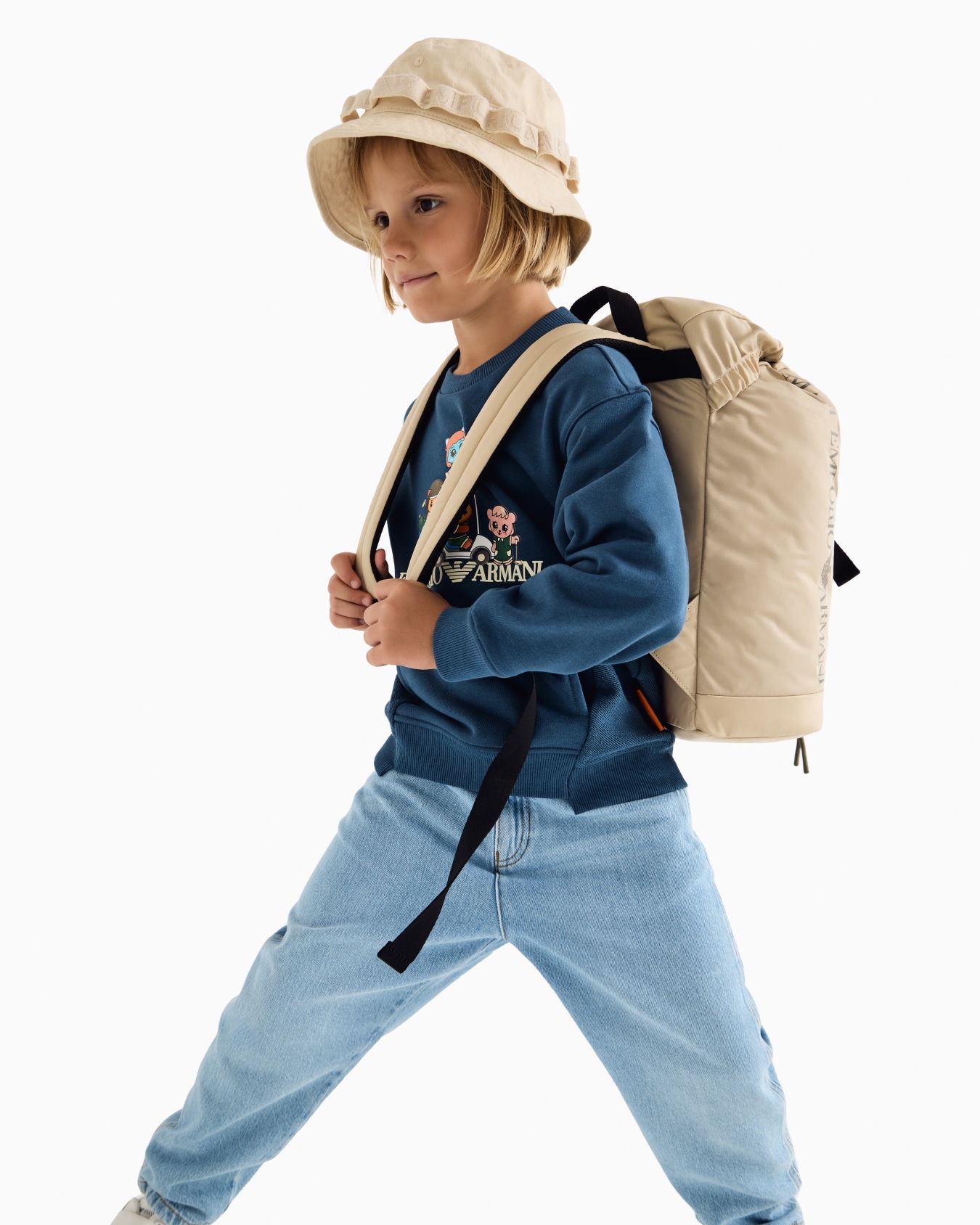 ASV スウェットシャツ オーガニックジャージー マンガベアクループリント スライドする 3