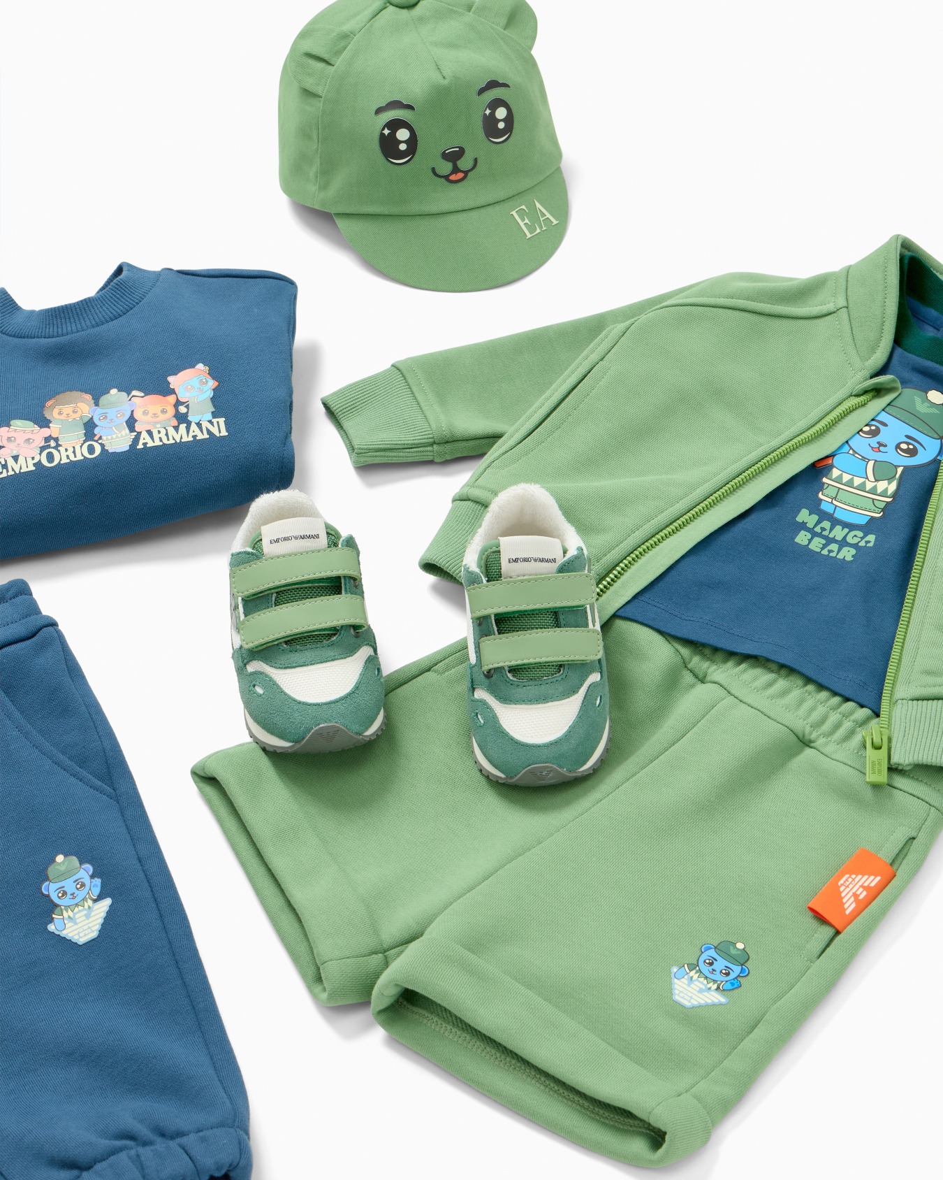 ASV organic jersey sweatshirt with Manga Bear Crew print Slide 3