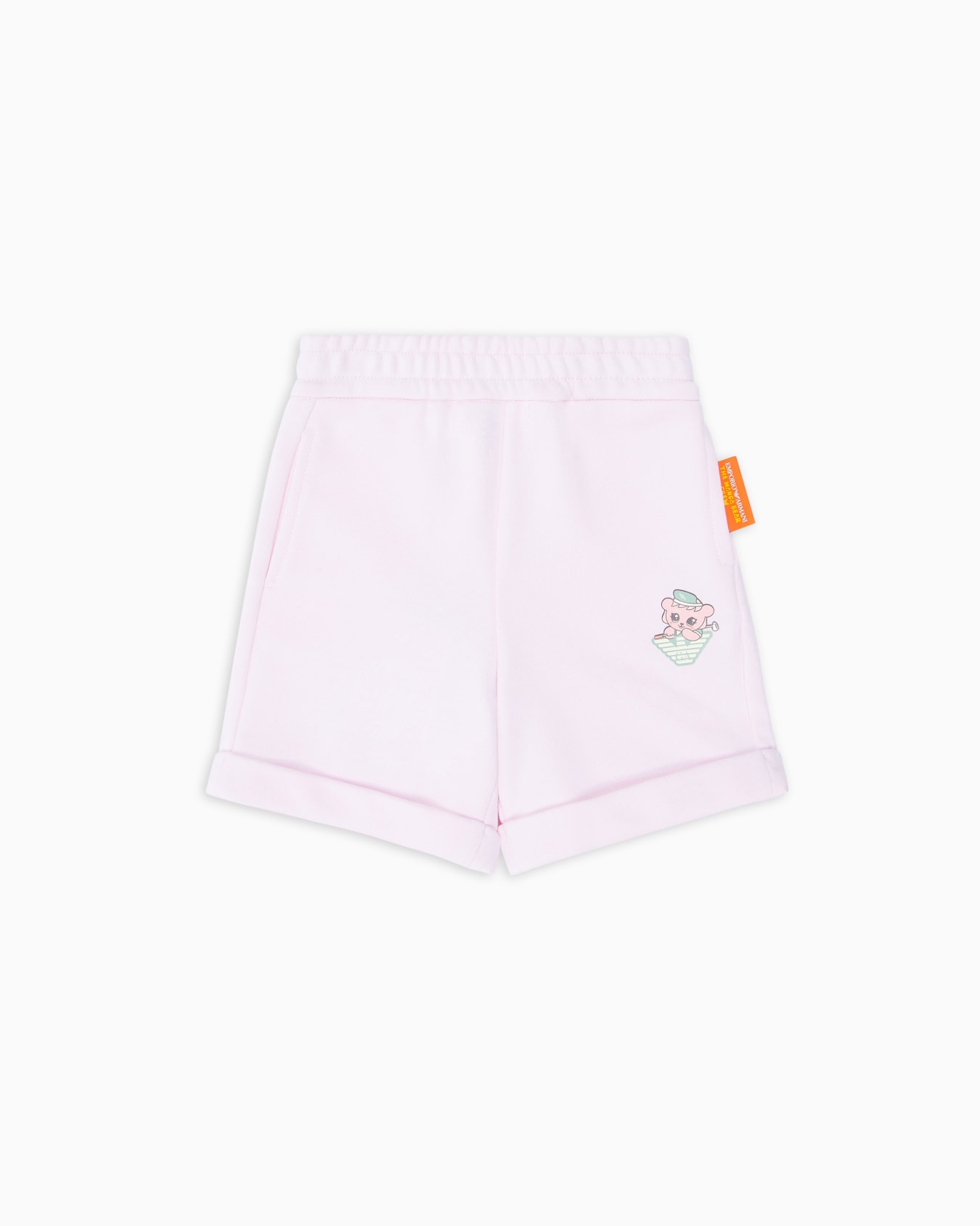 Pantalones cortos de punto orgánico con estampado Manga Bear Crew ASV Diapositiva 0