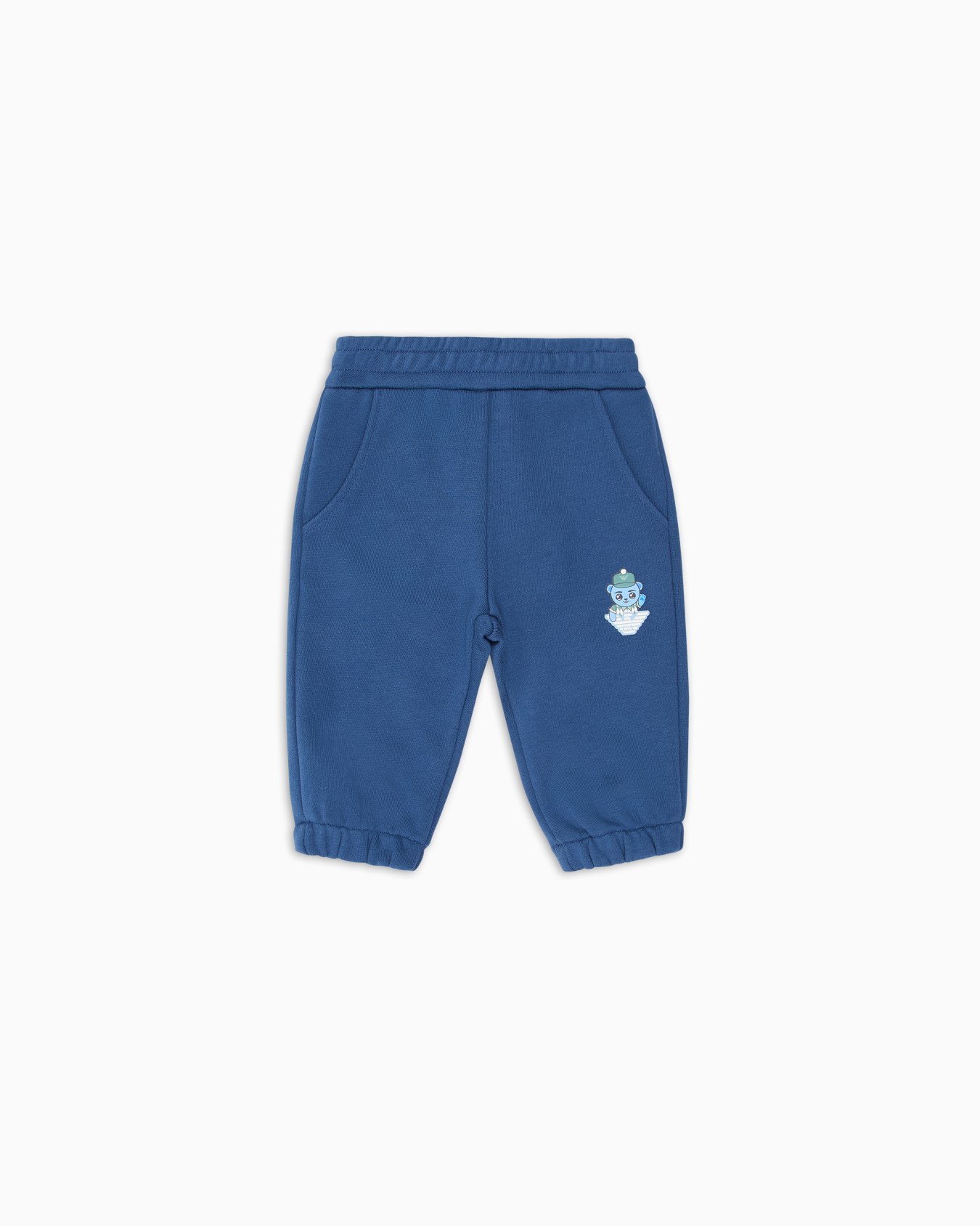 ASV joggers in organic jersey with Manga Bear Crew print Slide 0