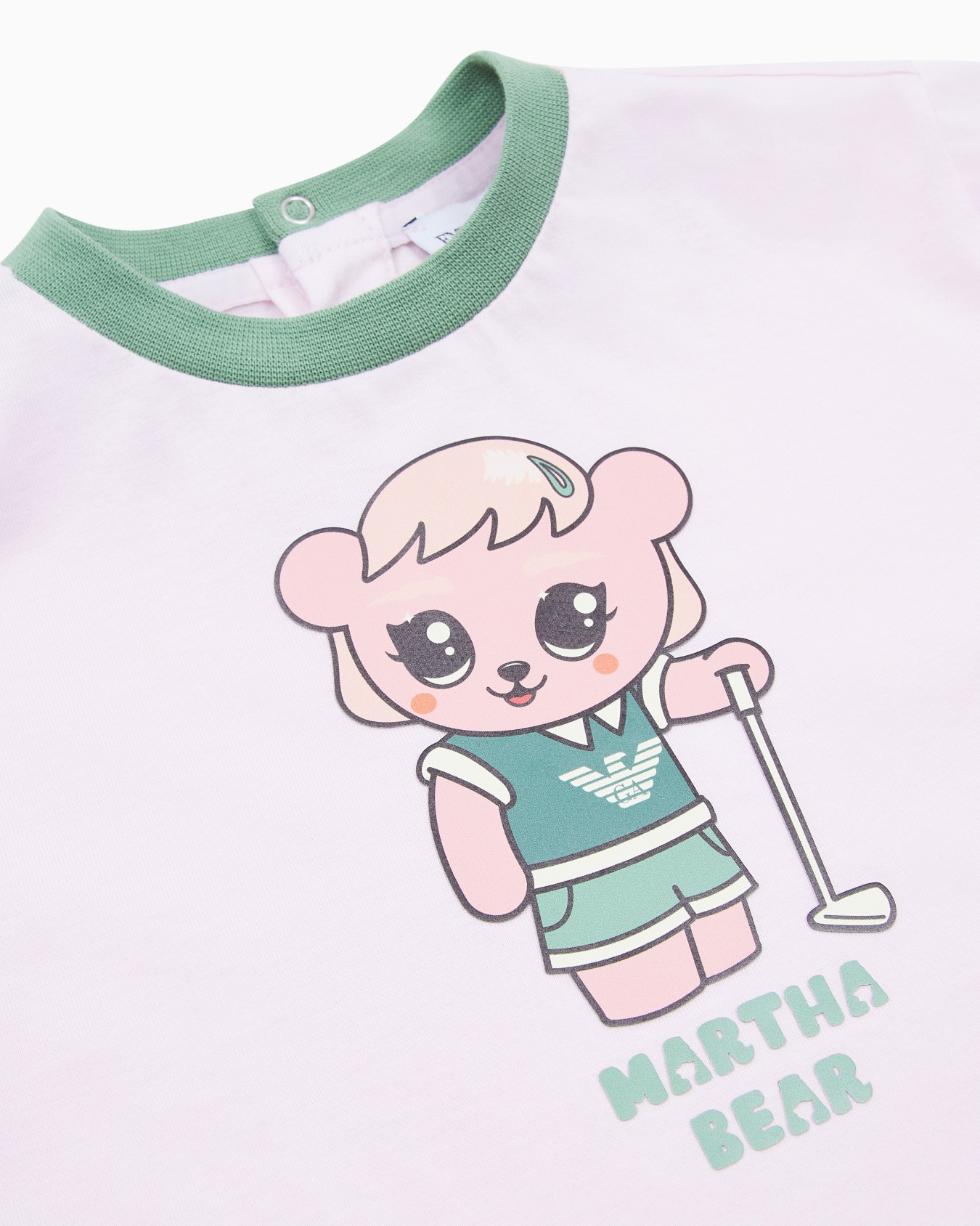 ASV organic-jersey T-shirt with Manga Bear Crew print Slide 1