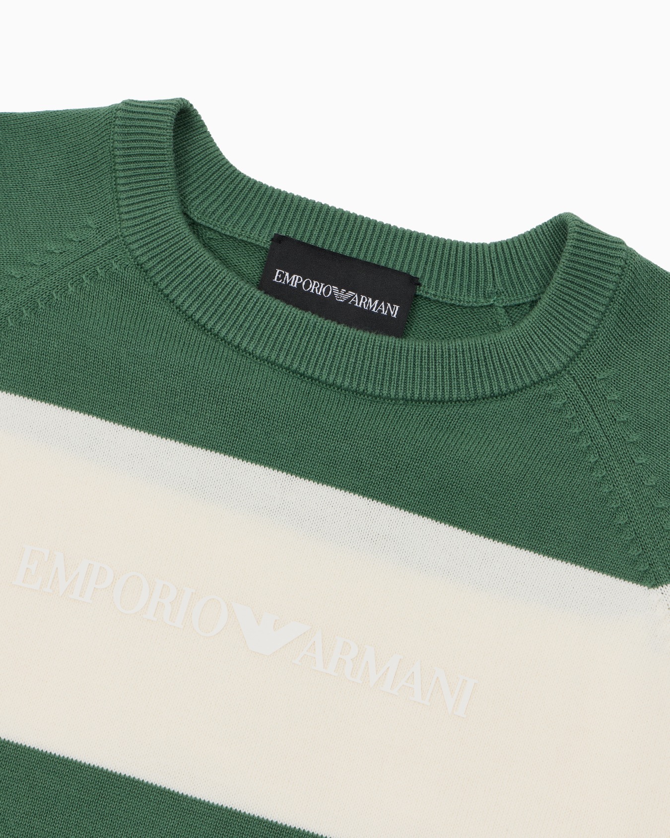 Emporio Armani logo embroidery jumper Slide 1