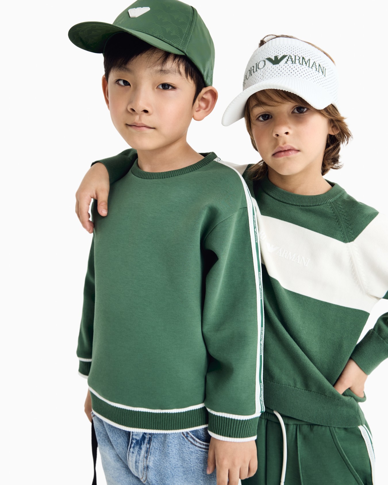 Emporio Armani logo embroidery jumper Slide 3