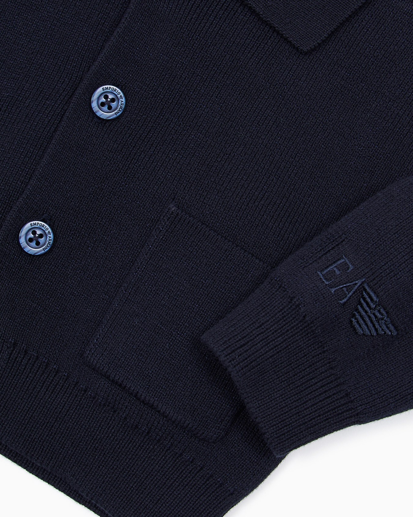 Special Occasion cardigan with embroidered logo Slide 1