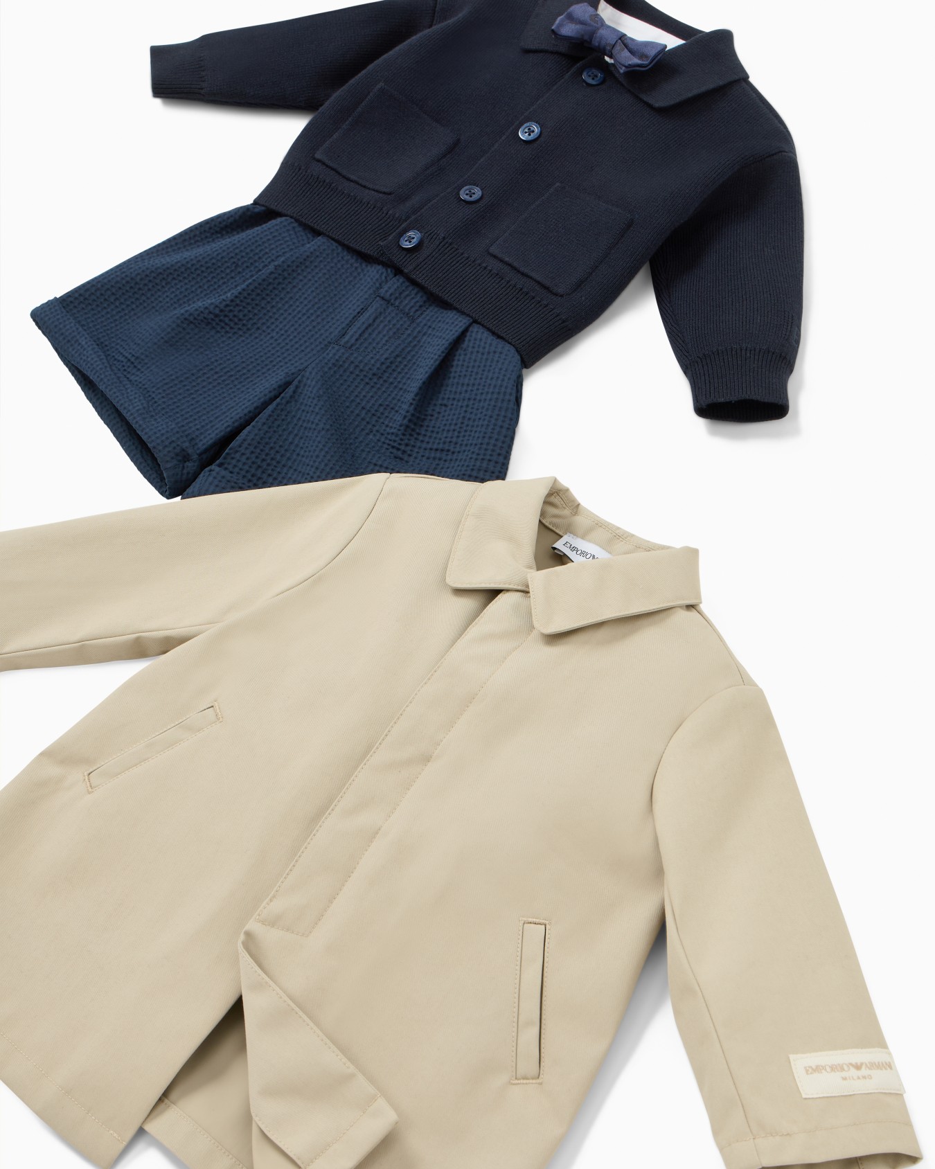 Special Occasion cardigan with embroidered logo Slide 3
