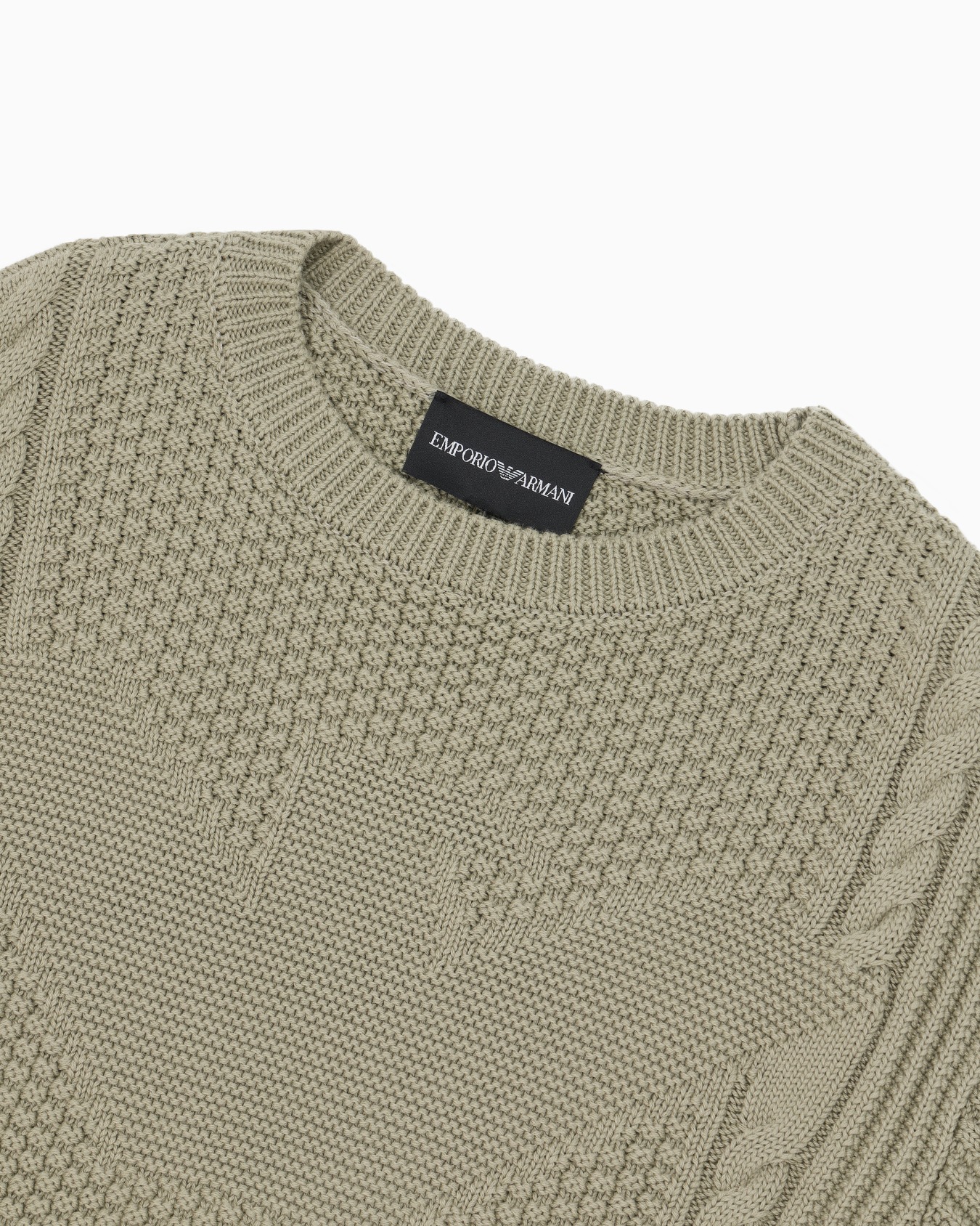 Jumper with eagle logo intarsia Slide 1