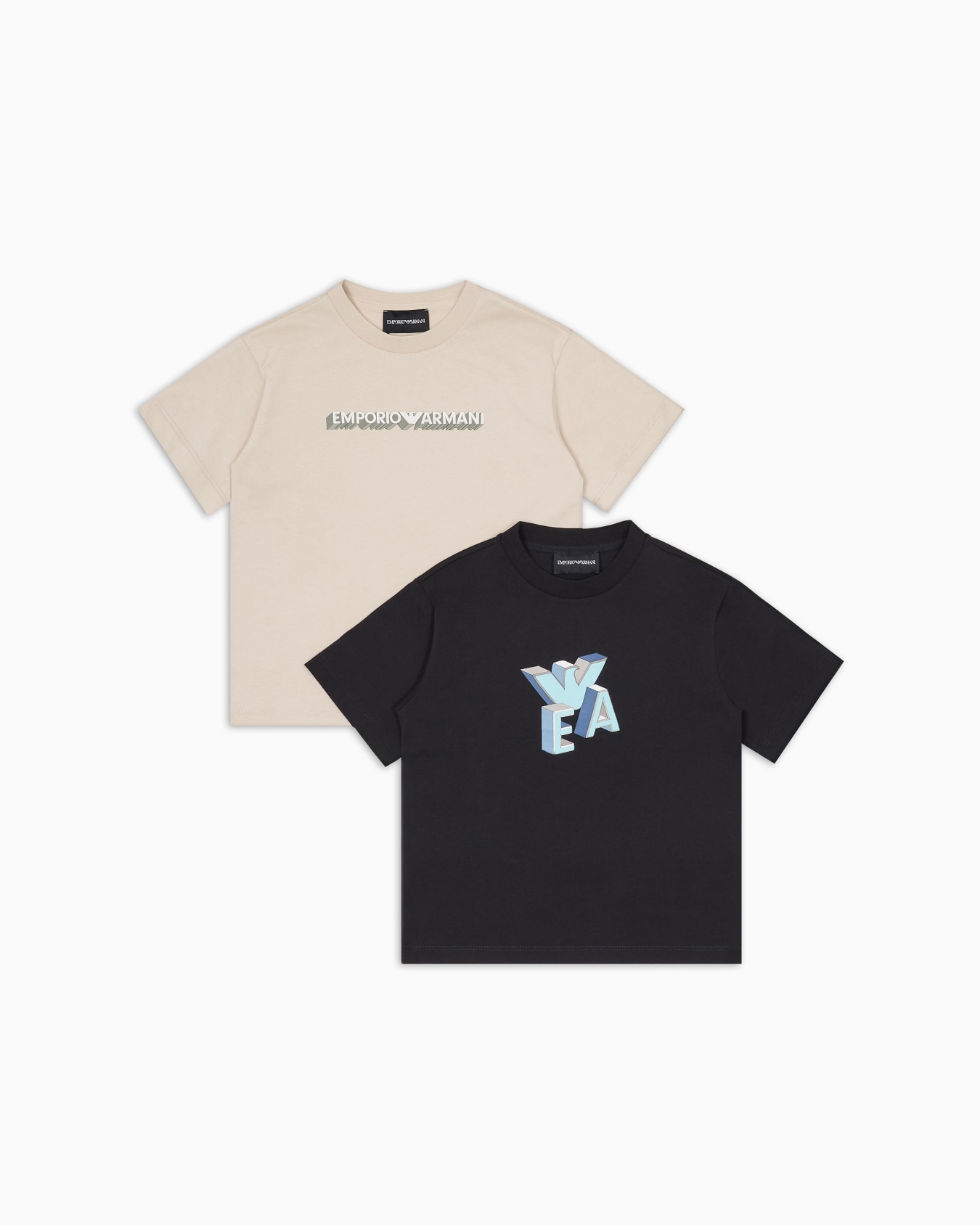 Pack 2 T-shirt con stampa logo ASV Slide 0