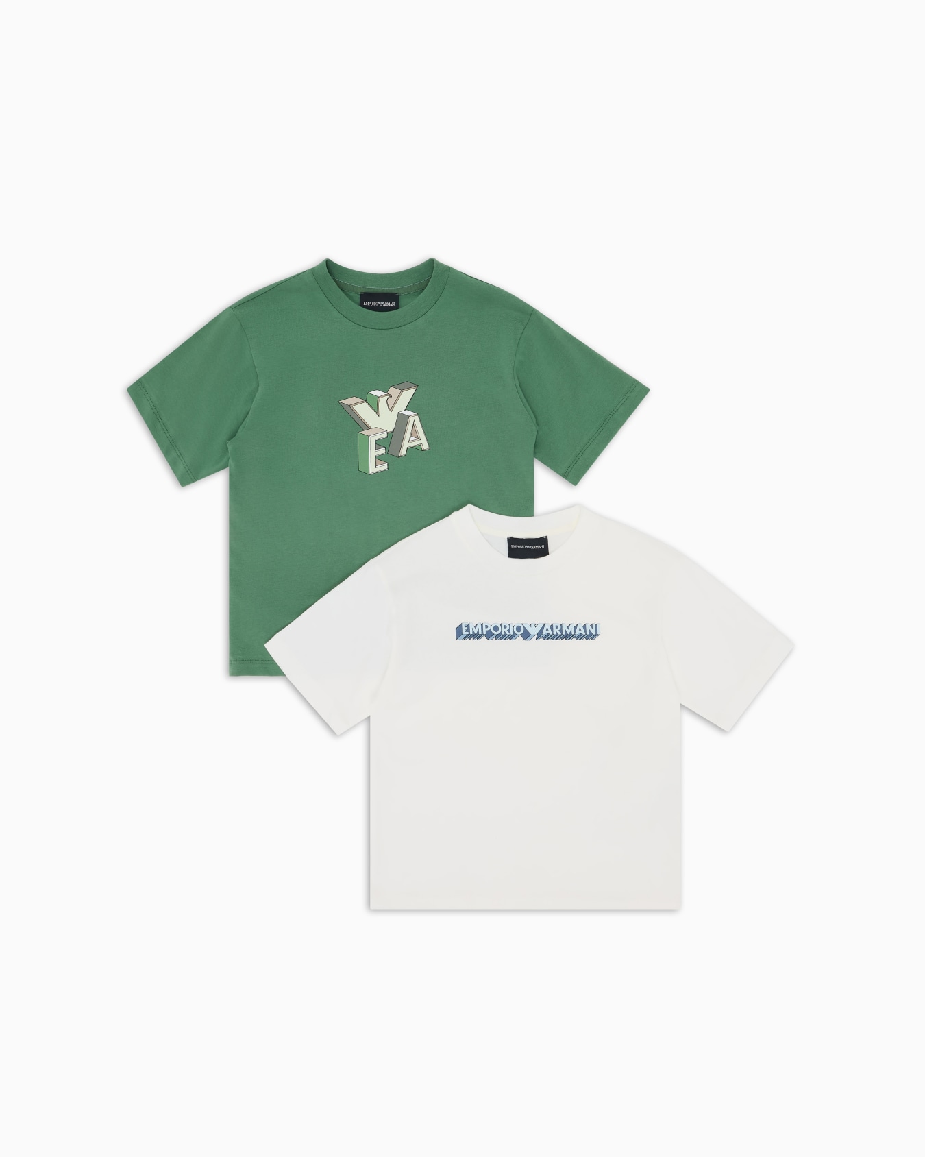 ASV Pack of two T-shirts with logo print Slide 0