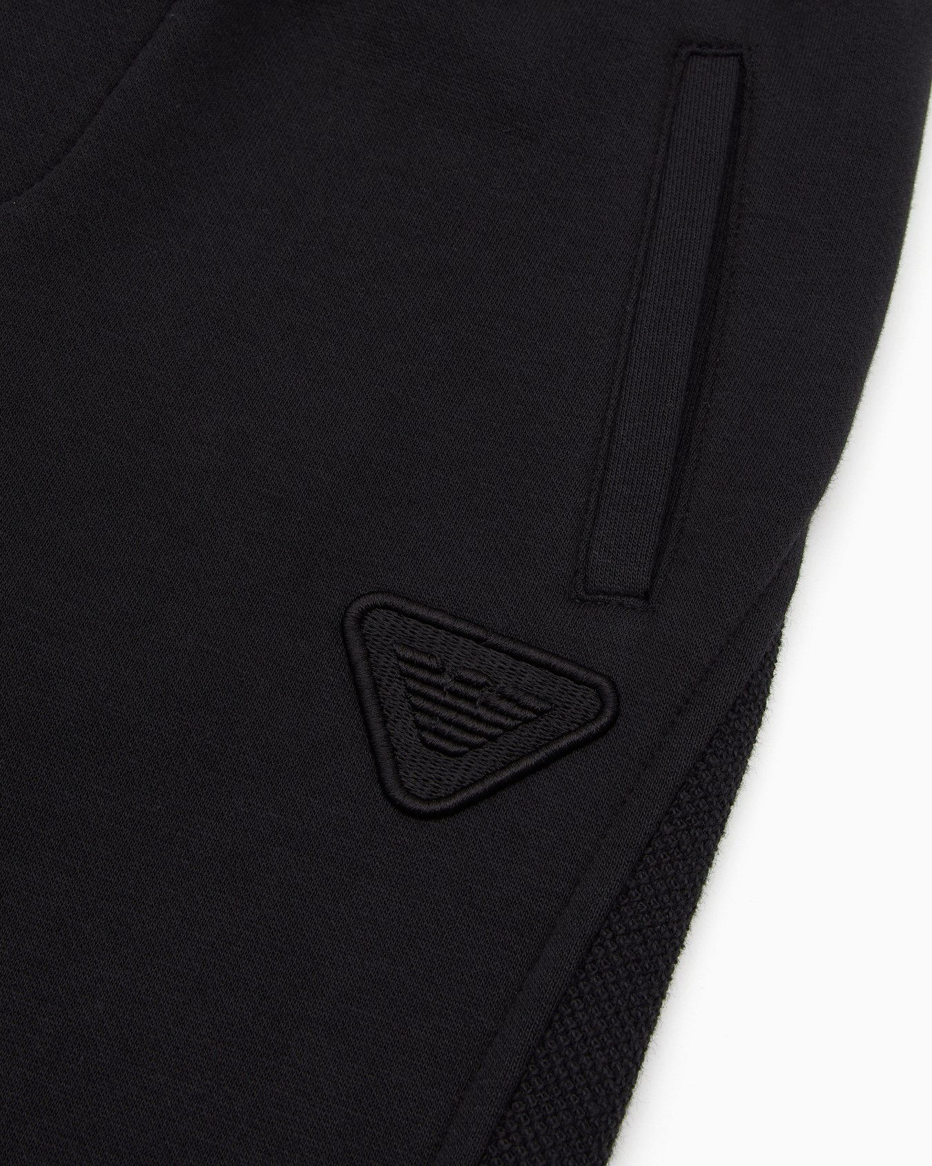 ASV Piqué-jersey joggers with embroidered logo Slide 1
