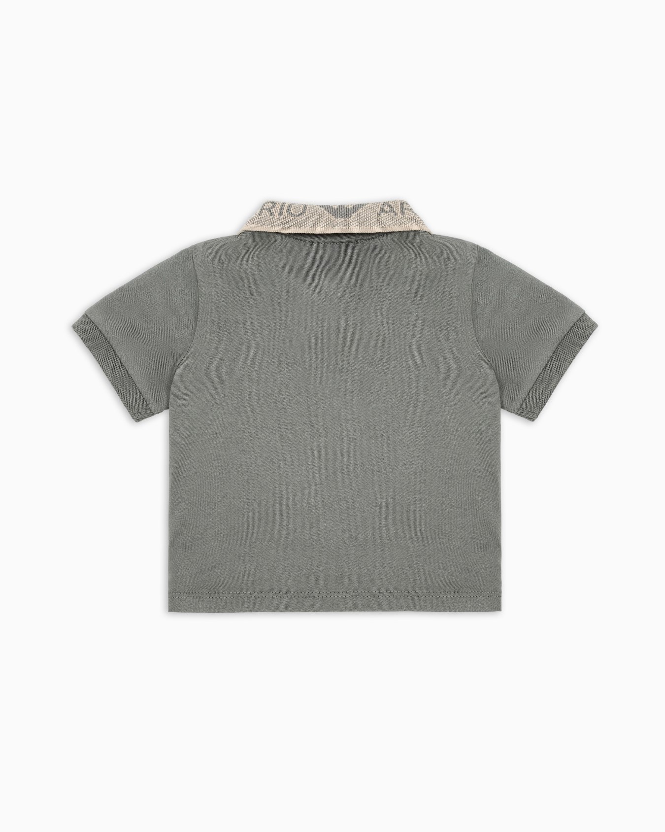 Polo de punto con bordado de logotipo Diapositiva 2