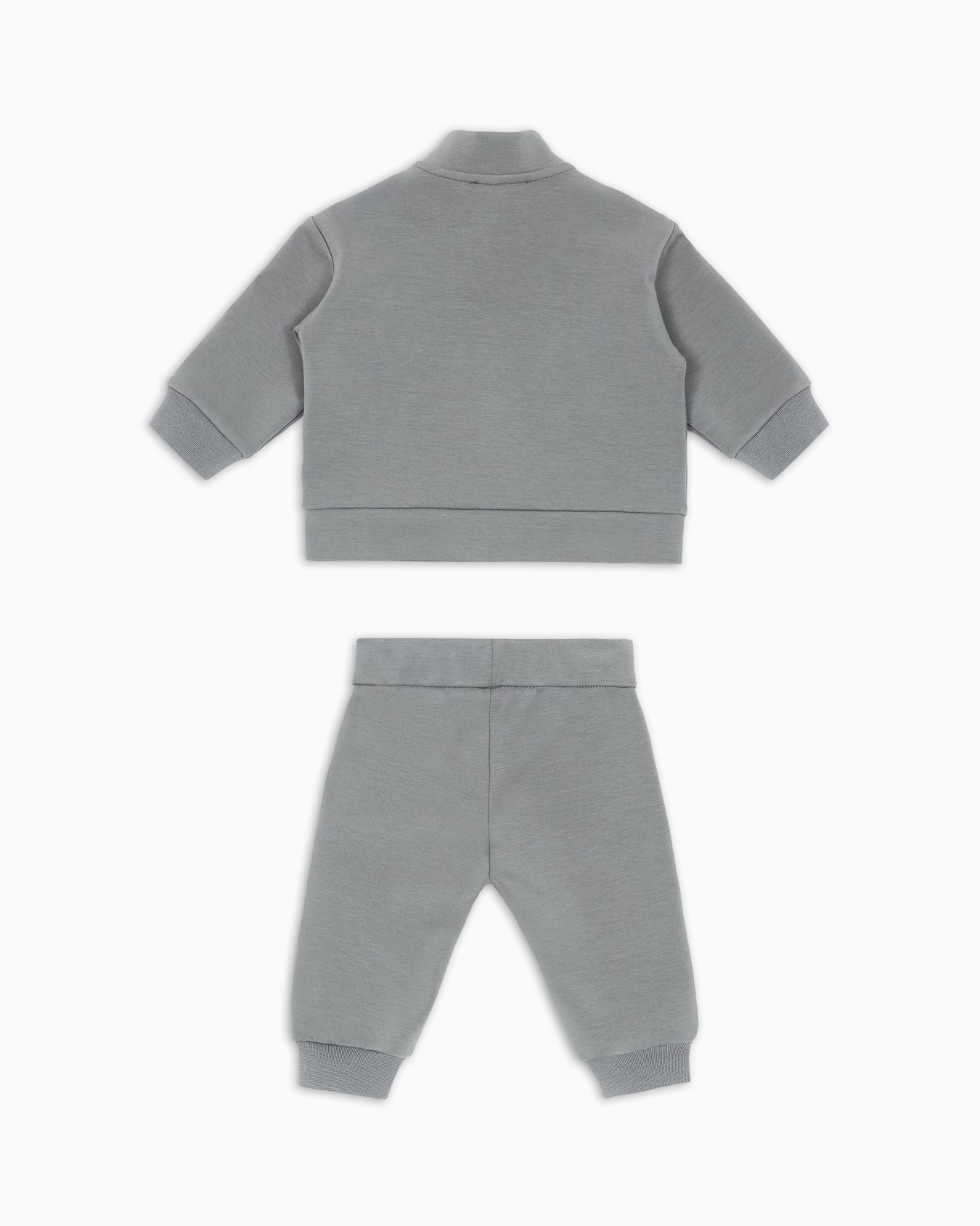 Interlock double-jersey tracksuit featuring a sweatshirt and joggers with logo tape Slide 2