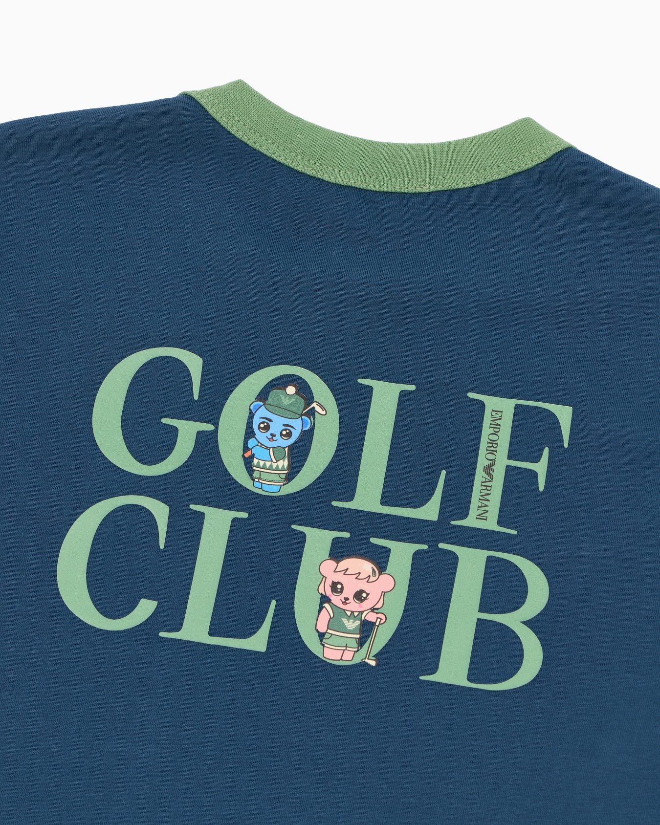 ASV organic-jersey T-shirt with oversized back Manga Bear Crew print Slide 1