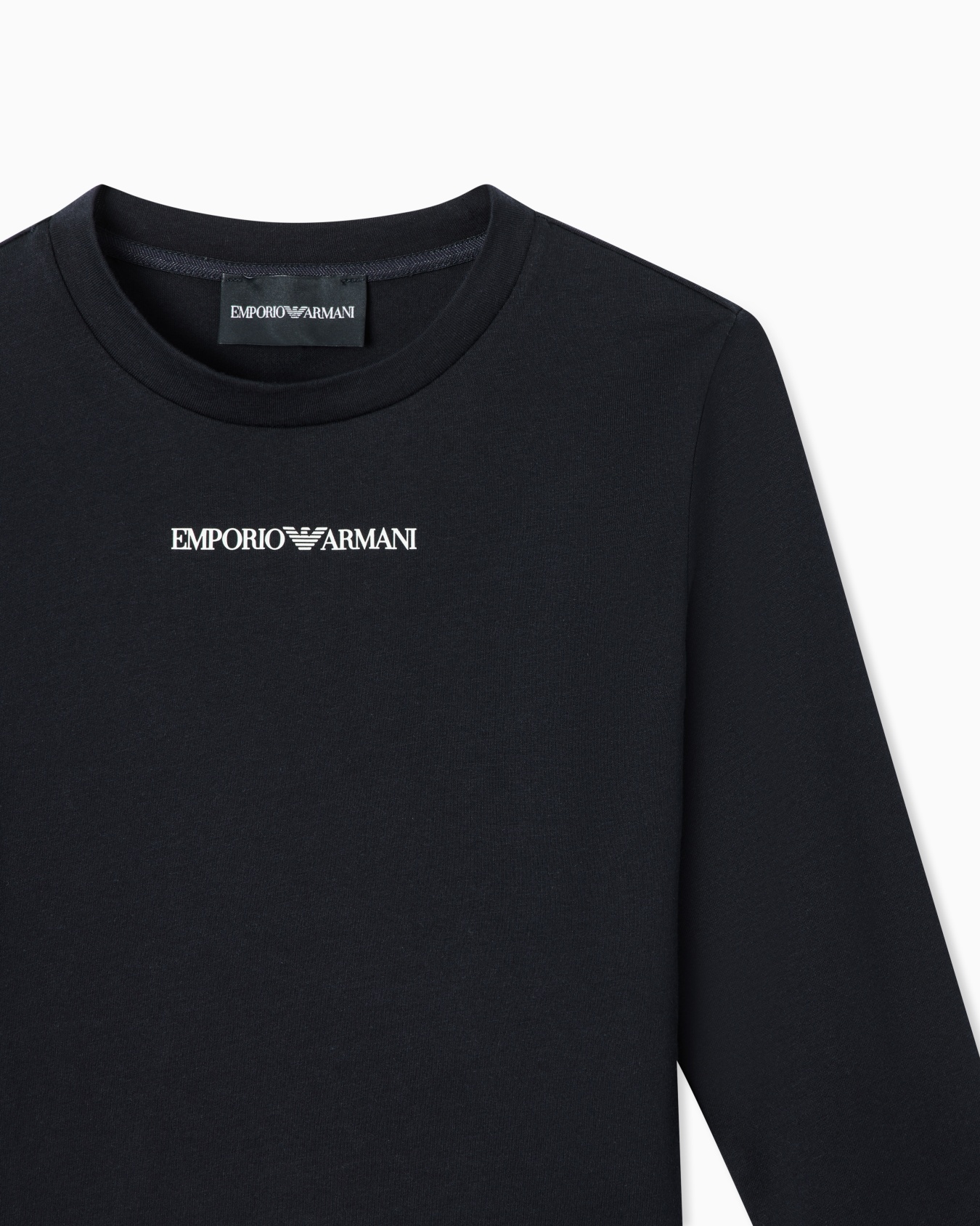 Jersey jumper with logo Slide 1