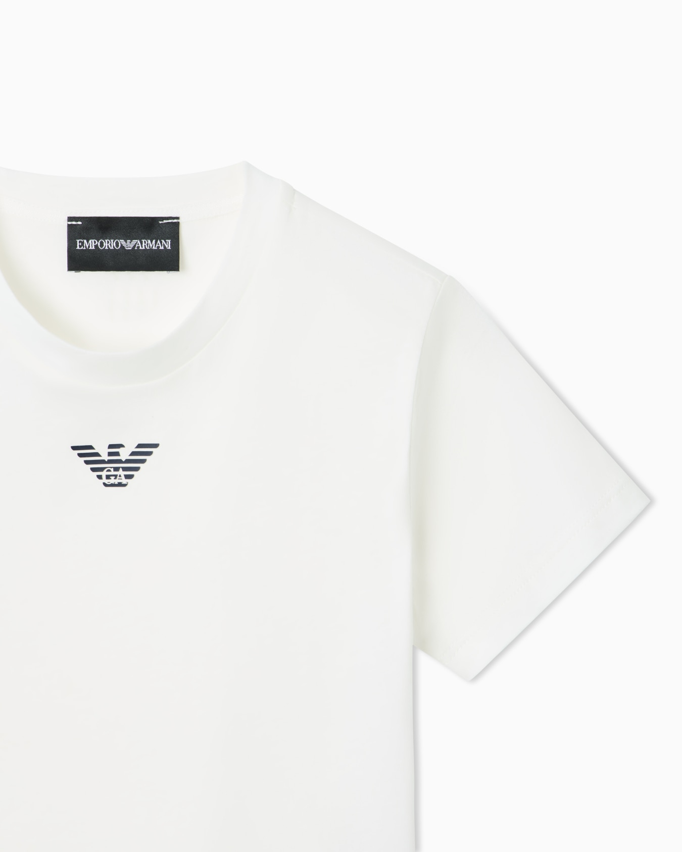Jersey T-shirt with logo Slide 1