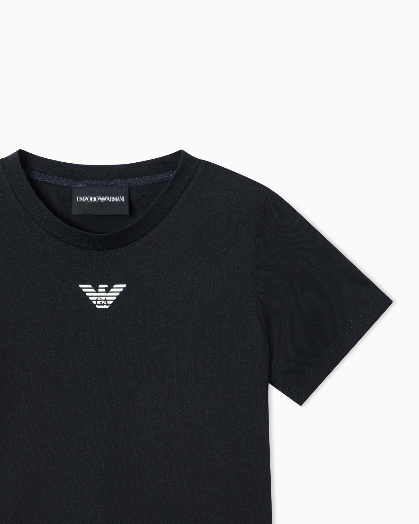 Jersey T-shirt with logo Slide 1