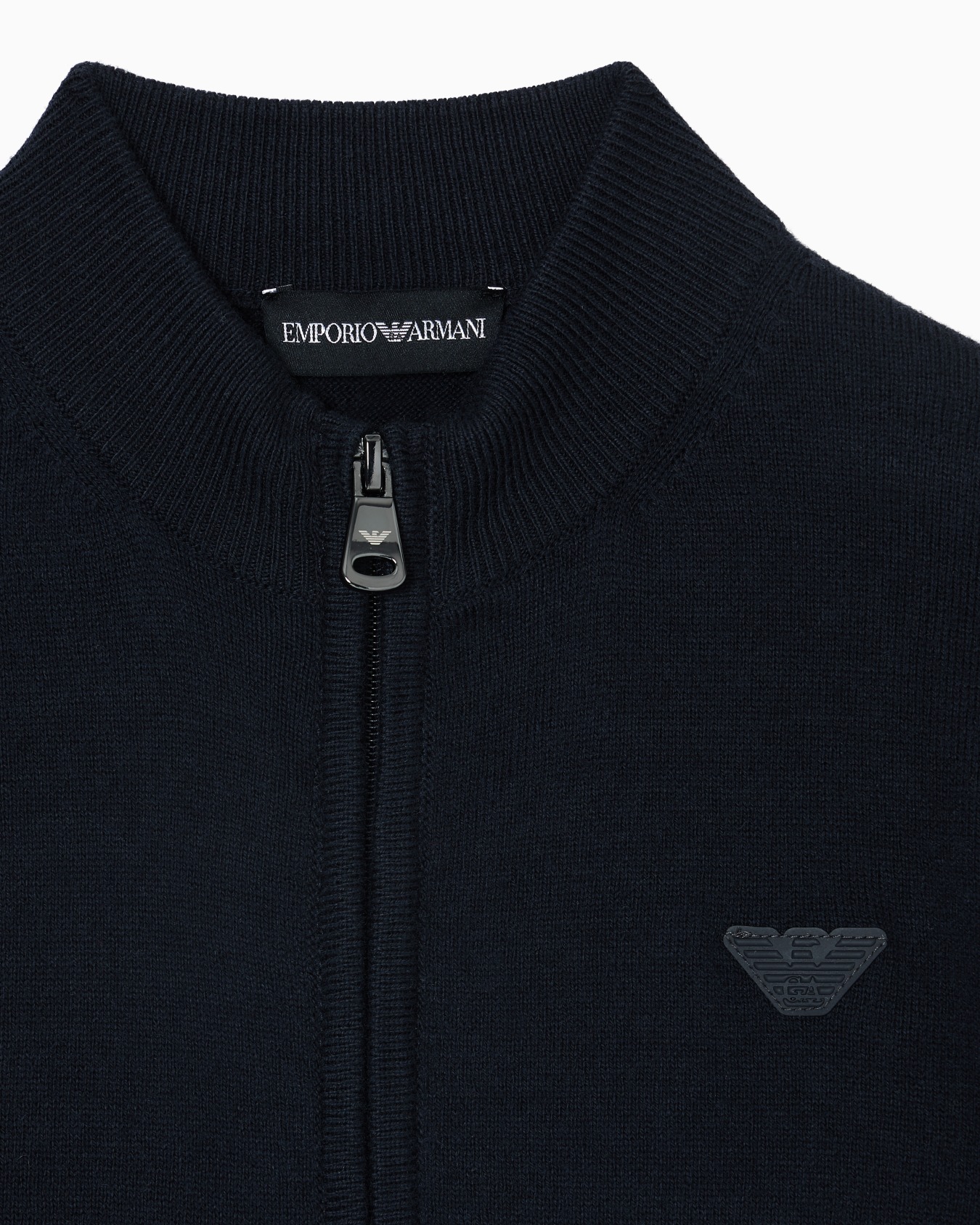 Maglione con zip in misto cotone organico ASV Slide 1