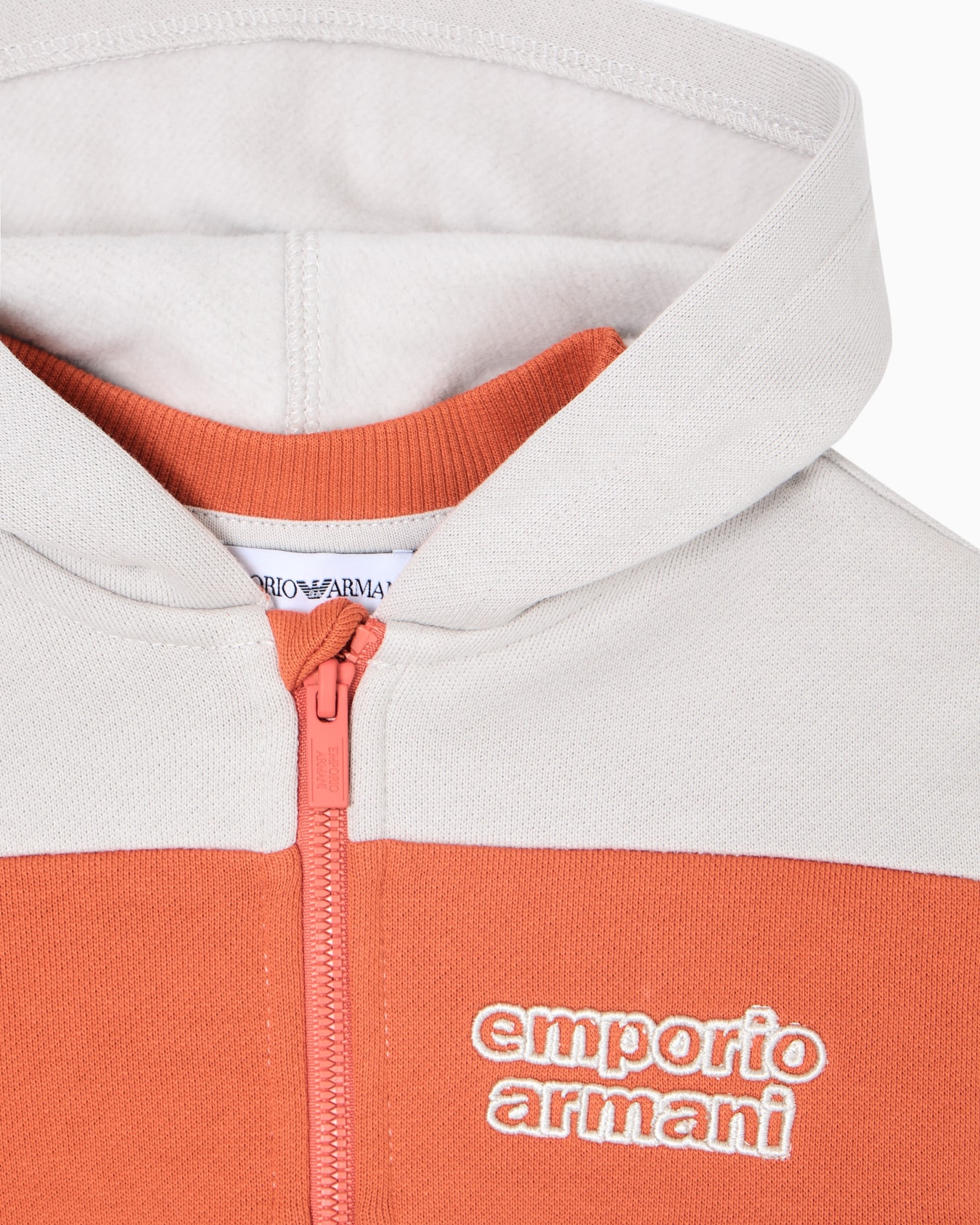 ASV jersey zip-up sweatshirt with a striped motif Slide 1