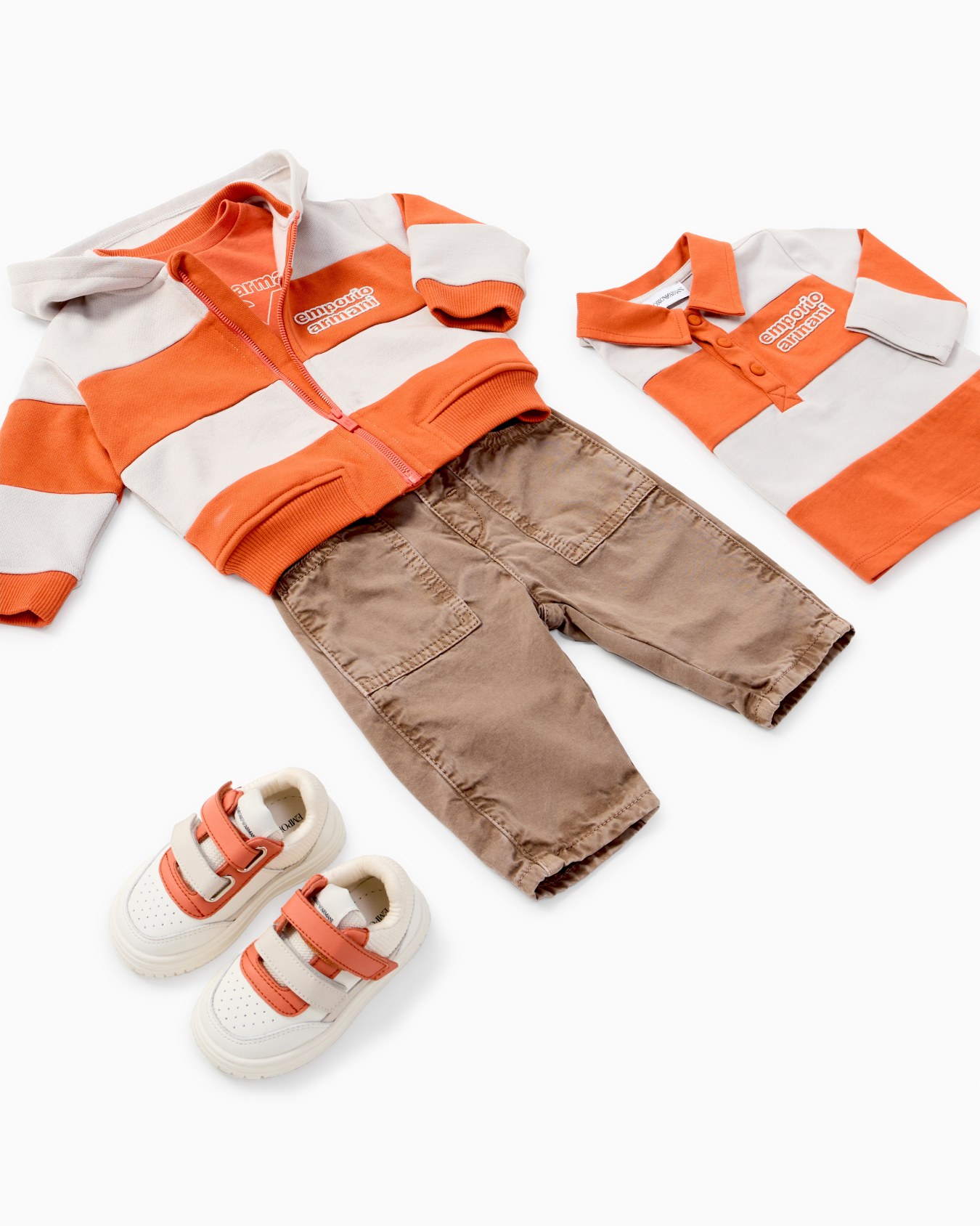 ASV jersey zip-up sweatshirt with a striped motif Slide 3