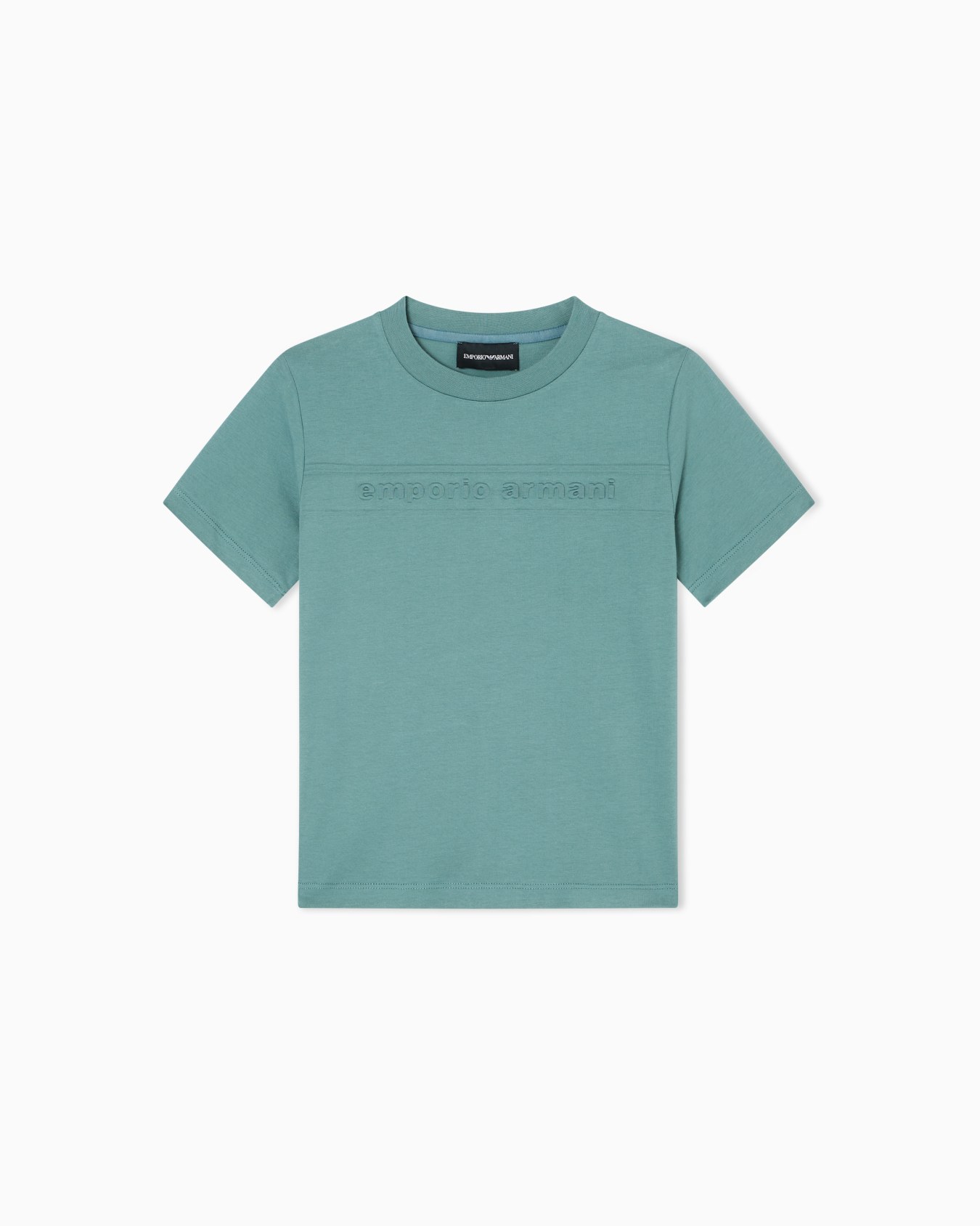 ASV comfort-fit jersey T-shirt with embossed logo Slide 0