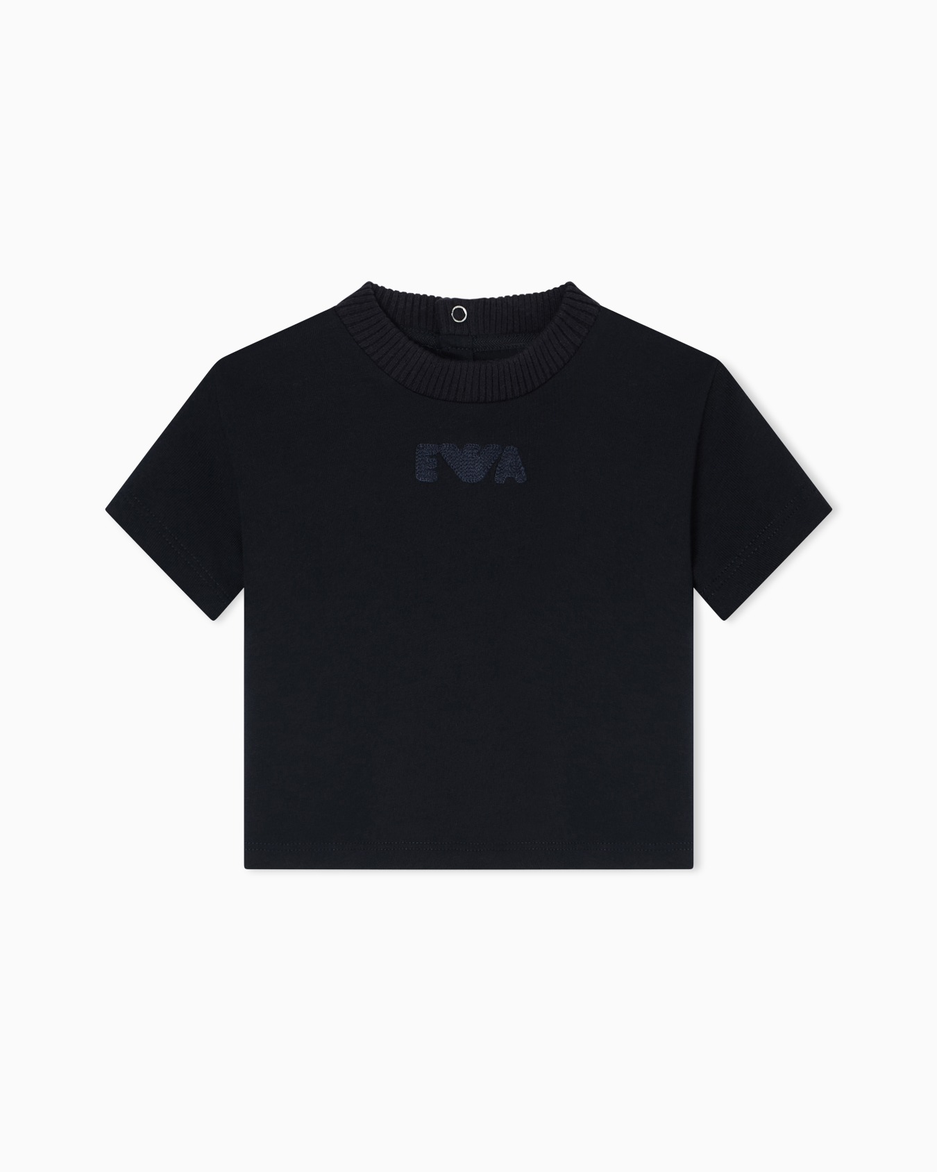Jersey T-shirt with logo Slide 0