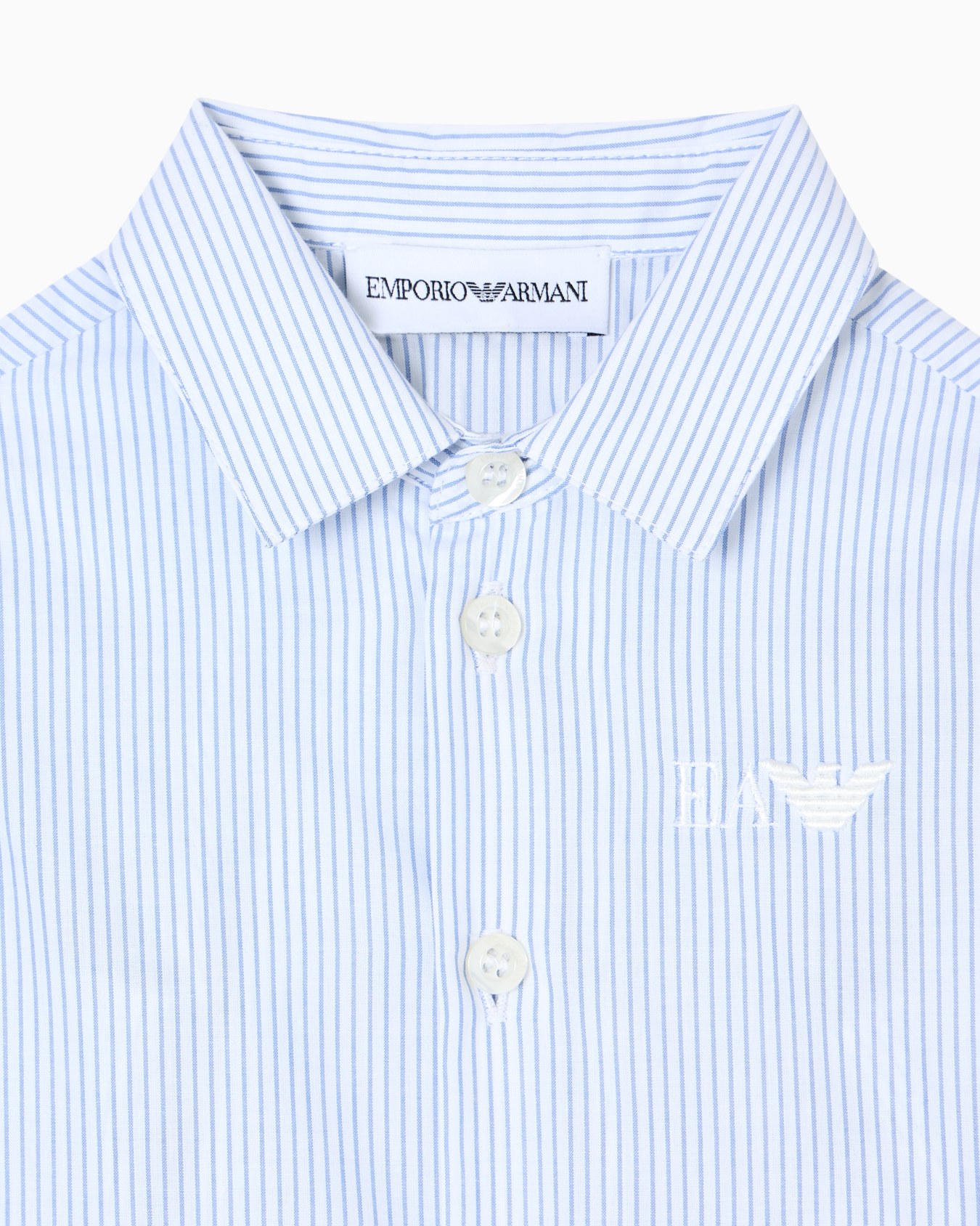 Poplin shirt with all-over pattern Slide 1