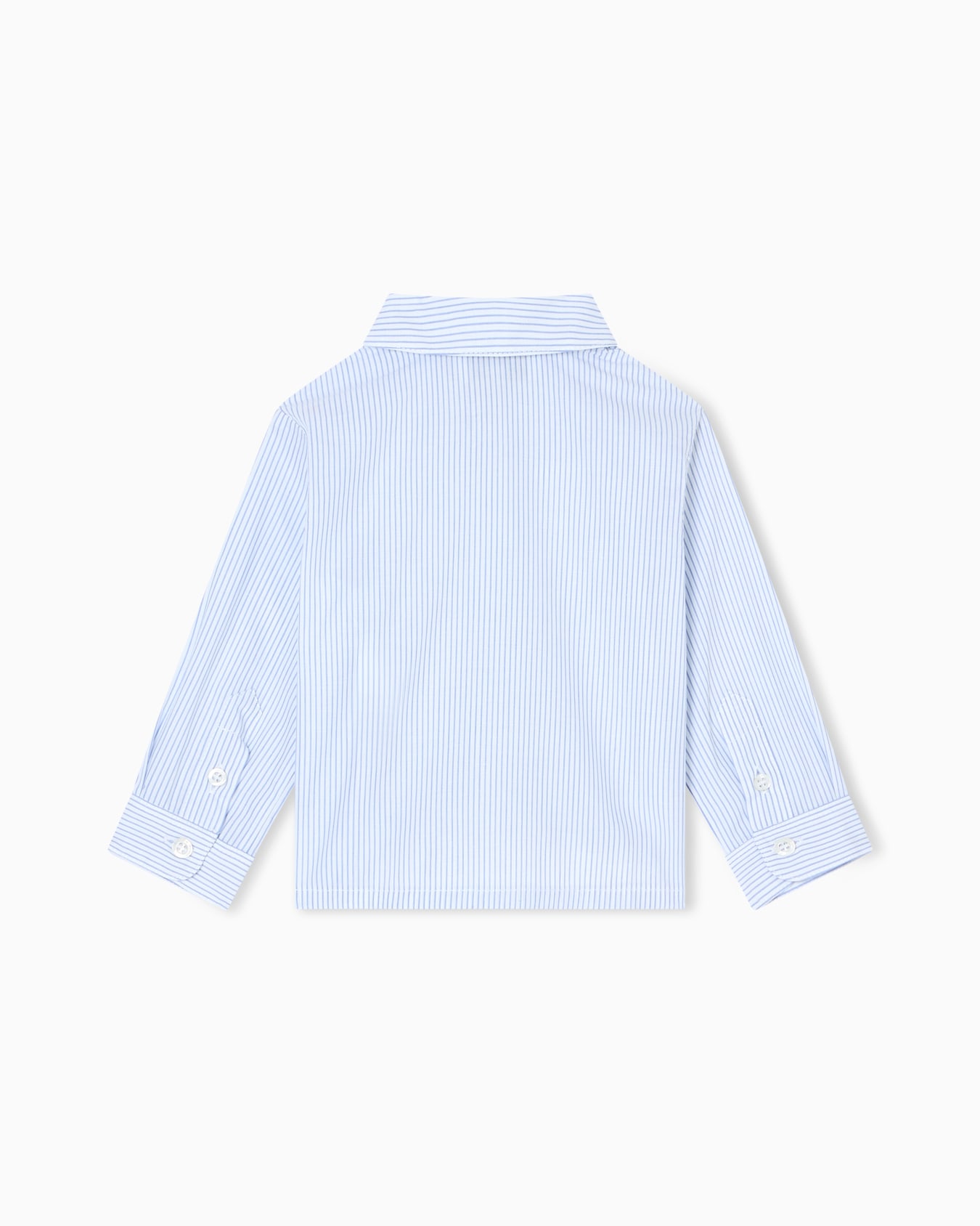 Poplin shirt with all-over pattern Slide 2