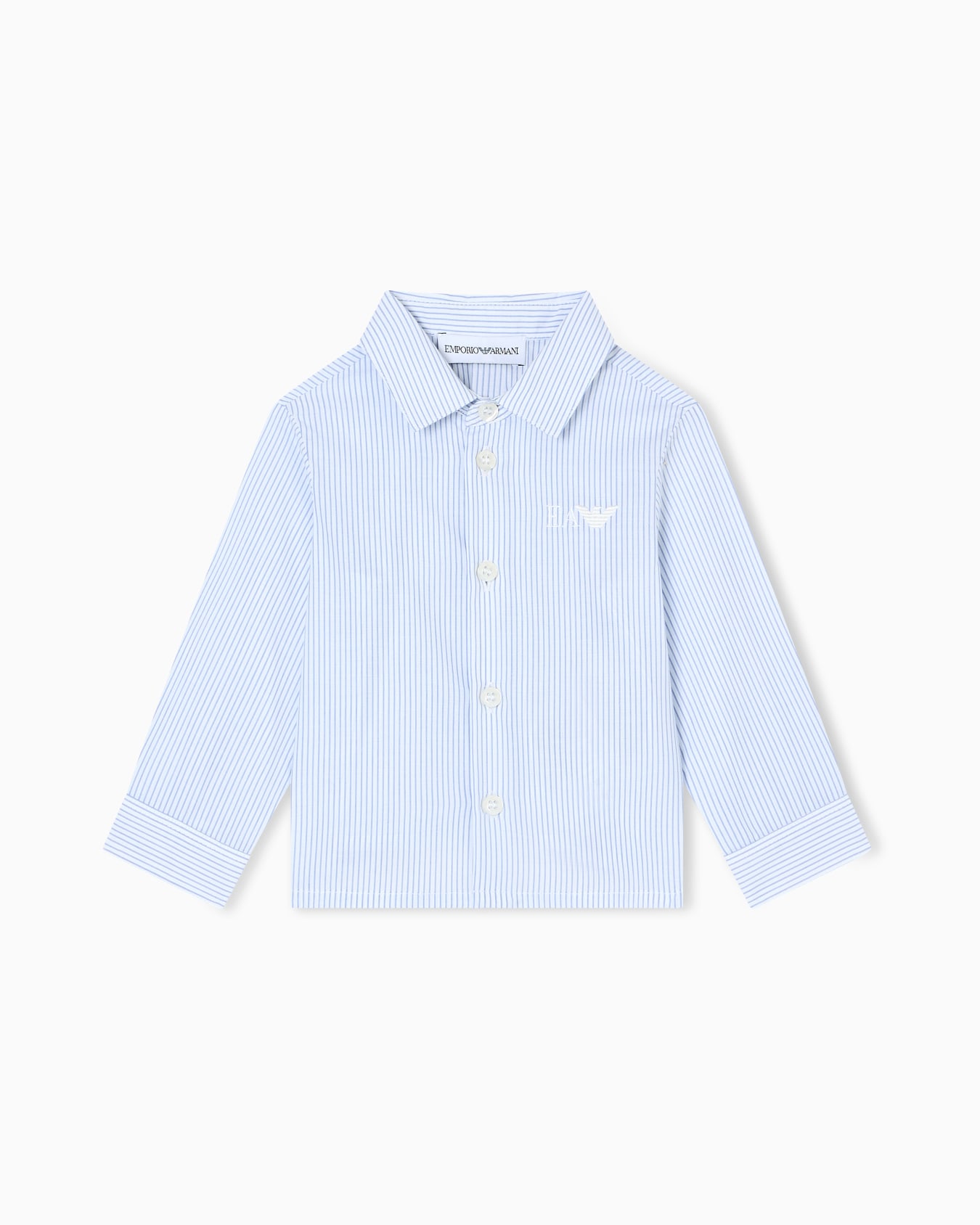 Poplin shirt with all-over pattern Slide 0
