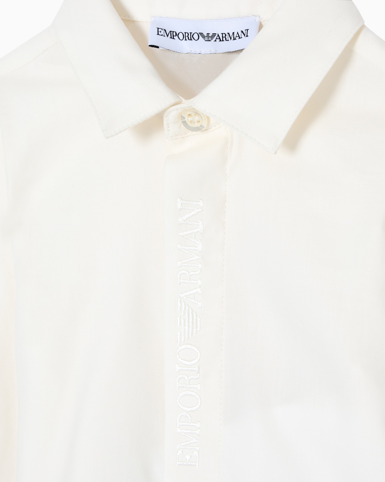 ASV organic poplin shirt with matching logo embroidery Slide 1