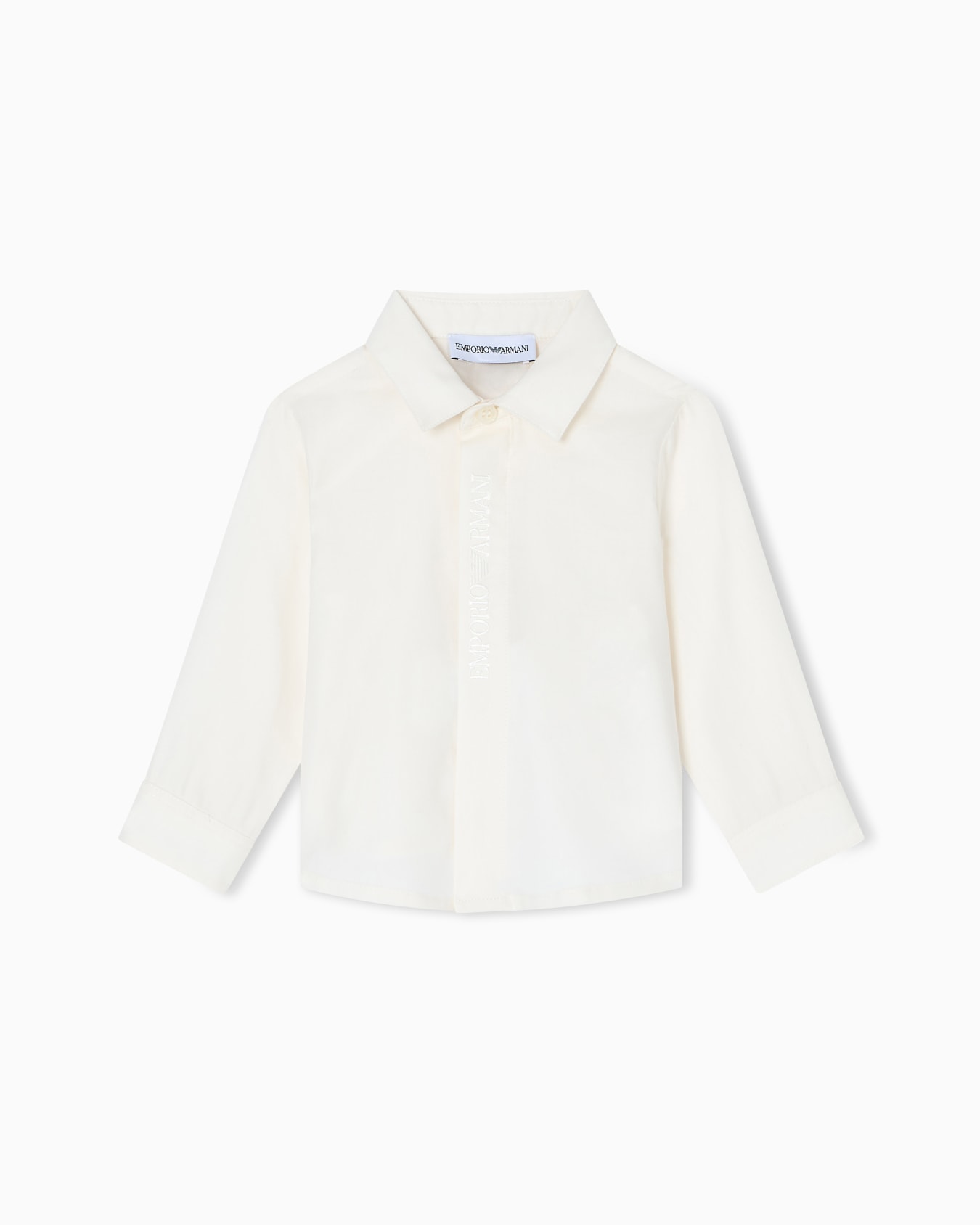 ASV organic poplin shirt with matching logo embroidery Slide 0