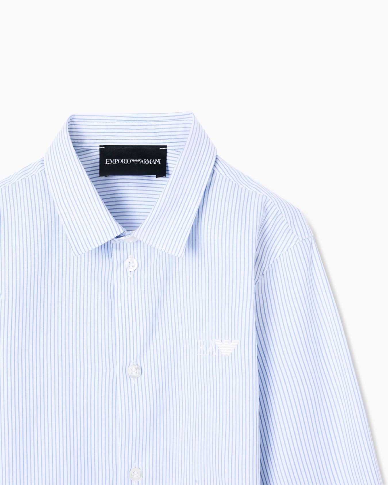 Poplin shirt with all-over pattern Slide 1