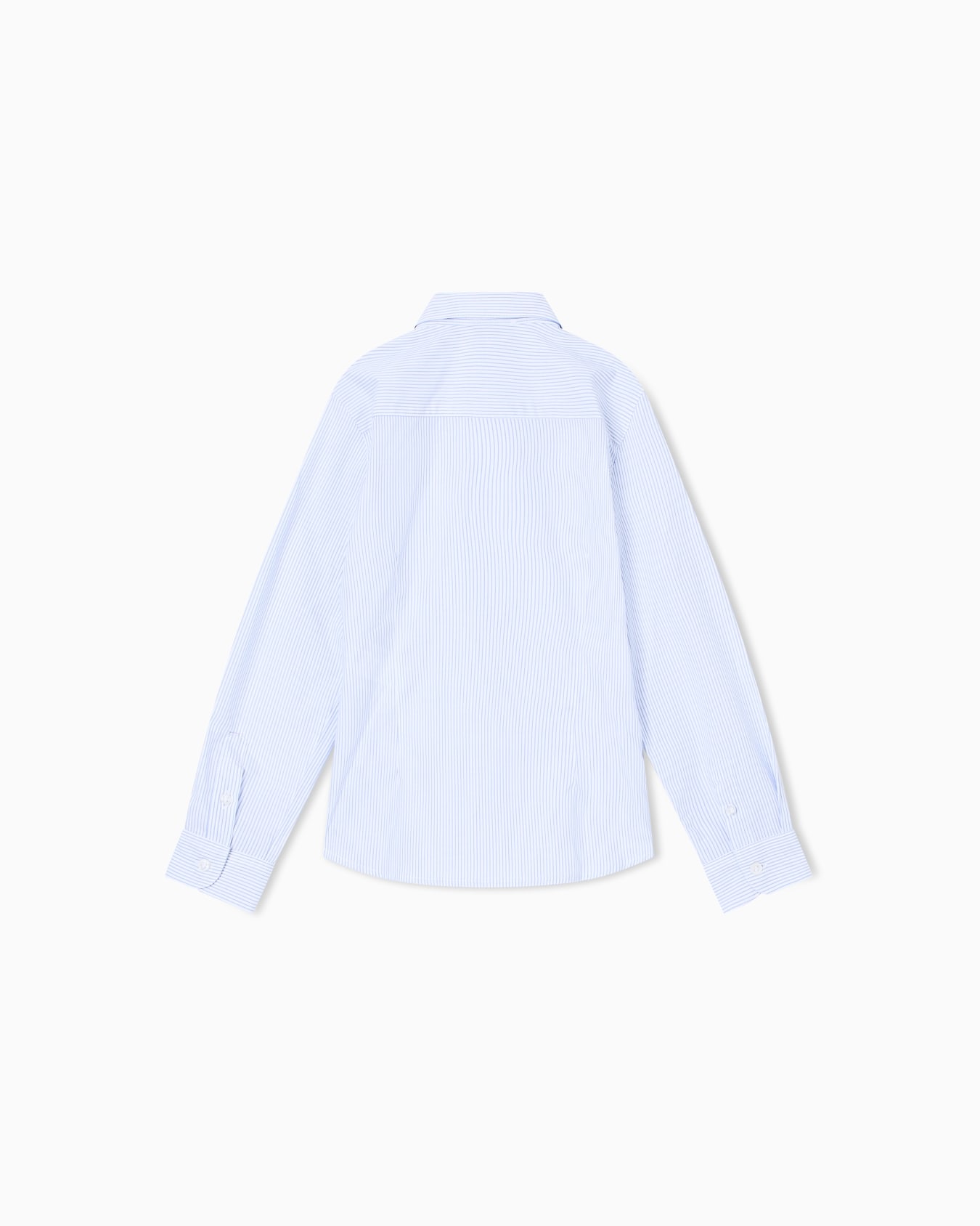 Poplin shirt with all-over pattern Slide 2