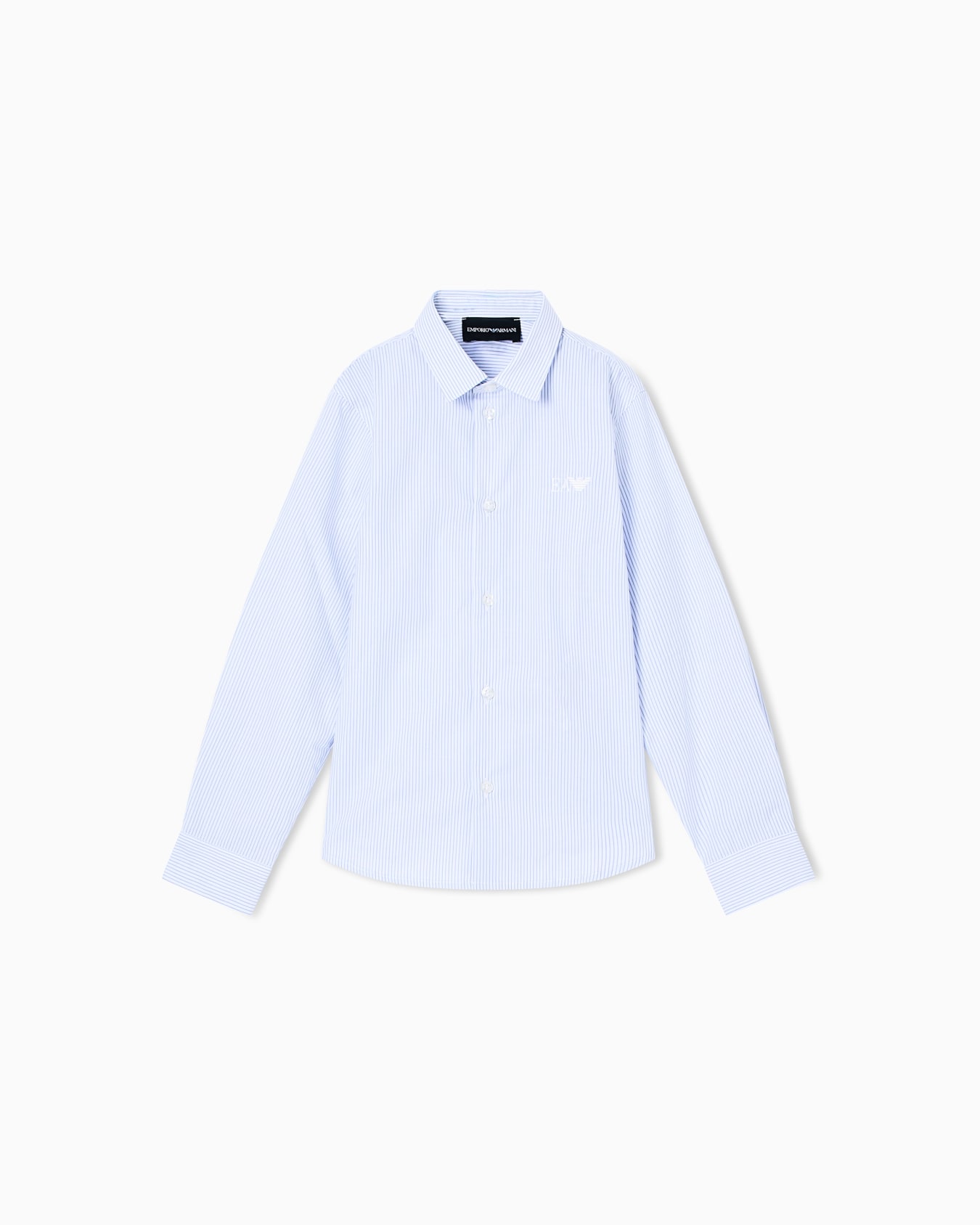 Poplin shirt with all-over pattern Slide 0