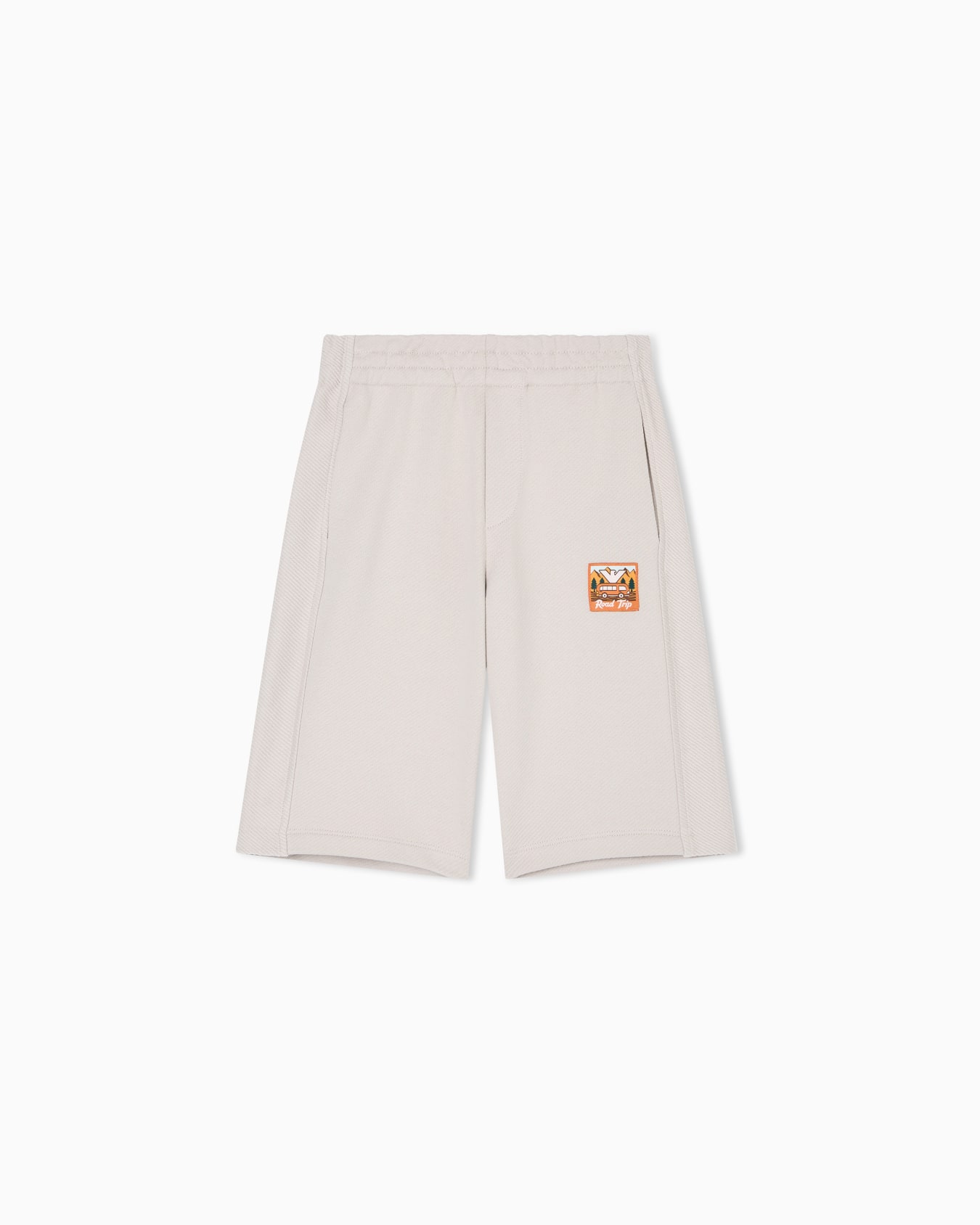 ASV Manga Bear Crew loose-fit organic interlock jersey Bermuda shorts Slide 0