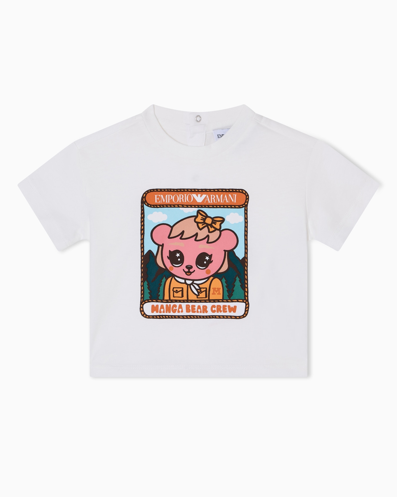 Camiseta de punto con estampado Manga Bear Crew ASV Diapositiva 0