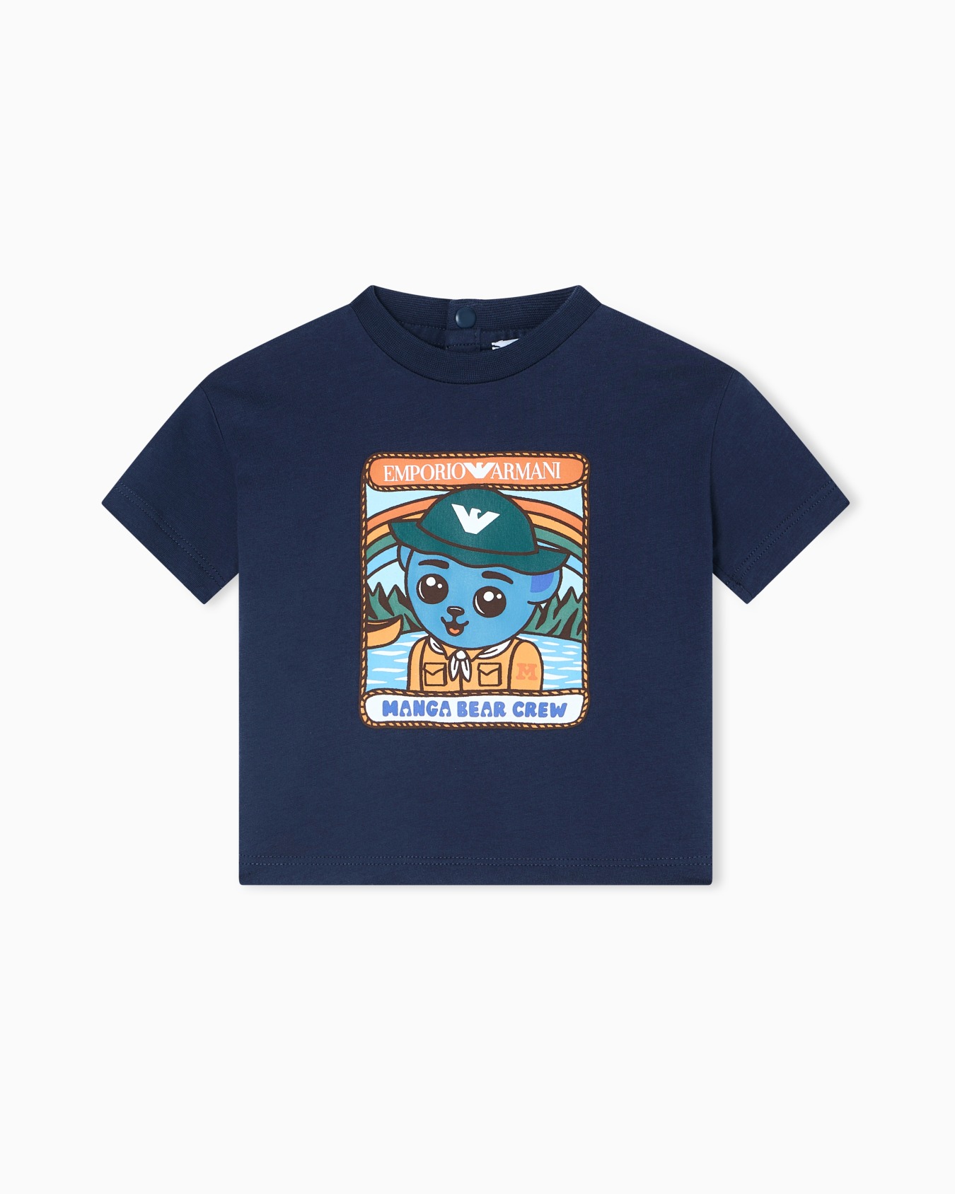 Camiseta de punto con estampado Manga Bear Crew ASV Diapositiva 0