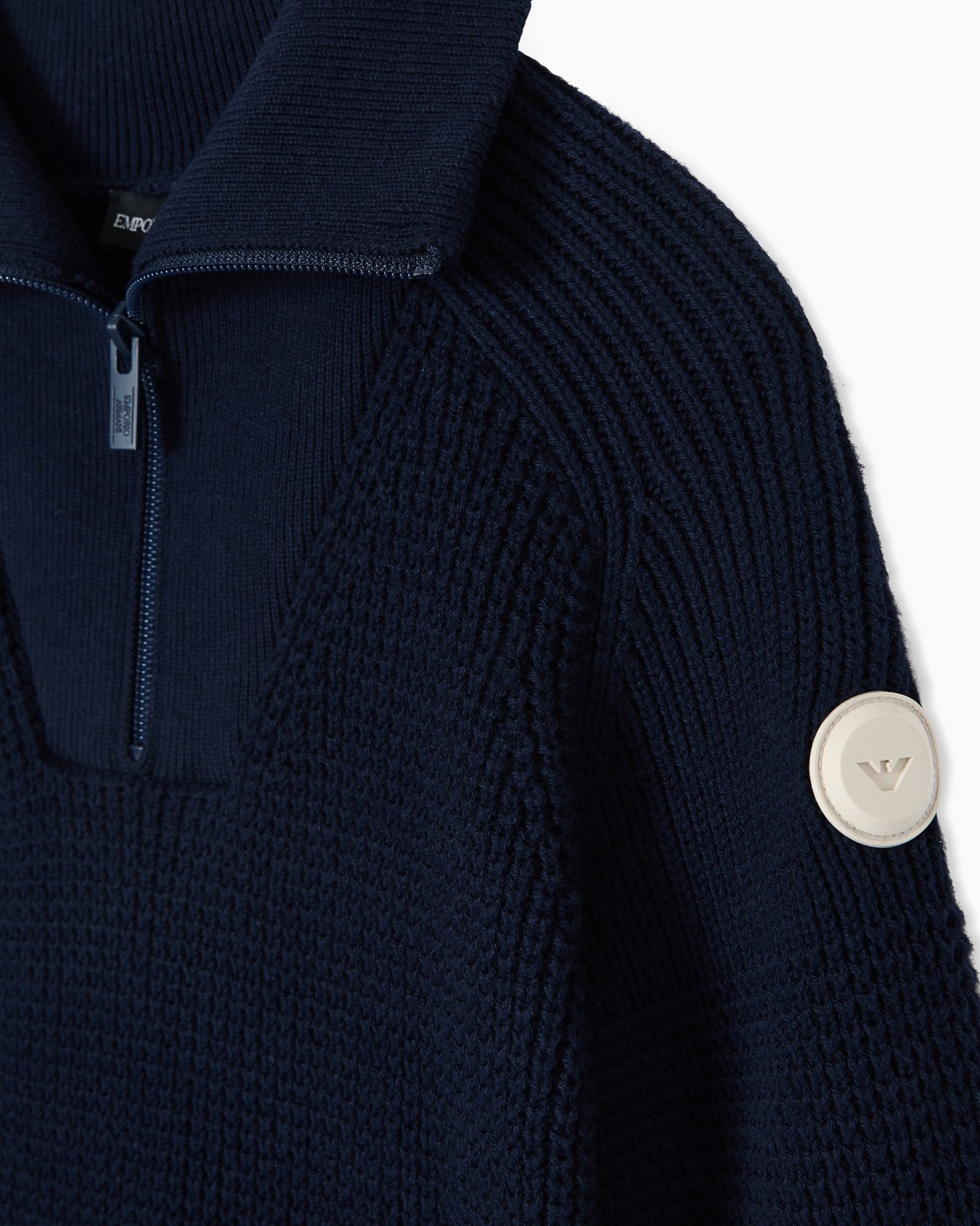 ASV ribbed-knit mock-neck jumper Slide 1