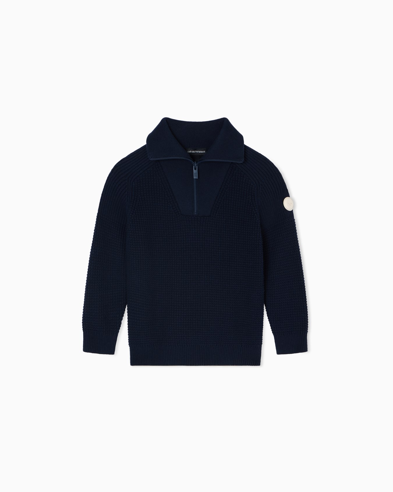 ASV ribbed-knit mock-neck jumper Slide 0