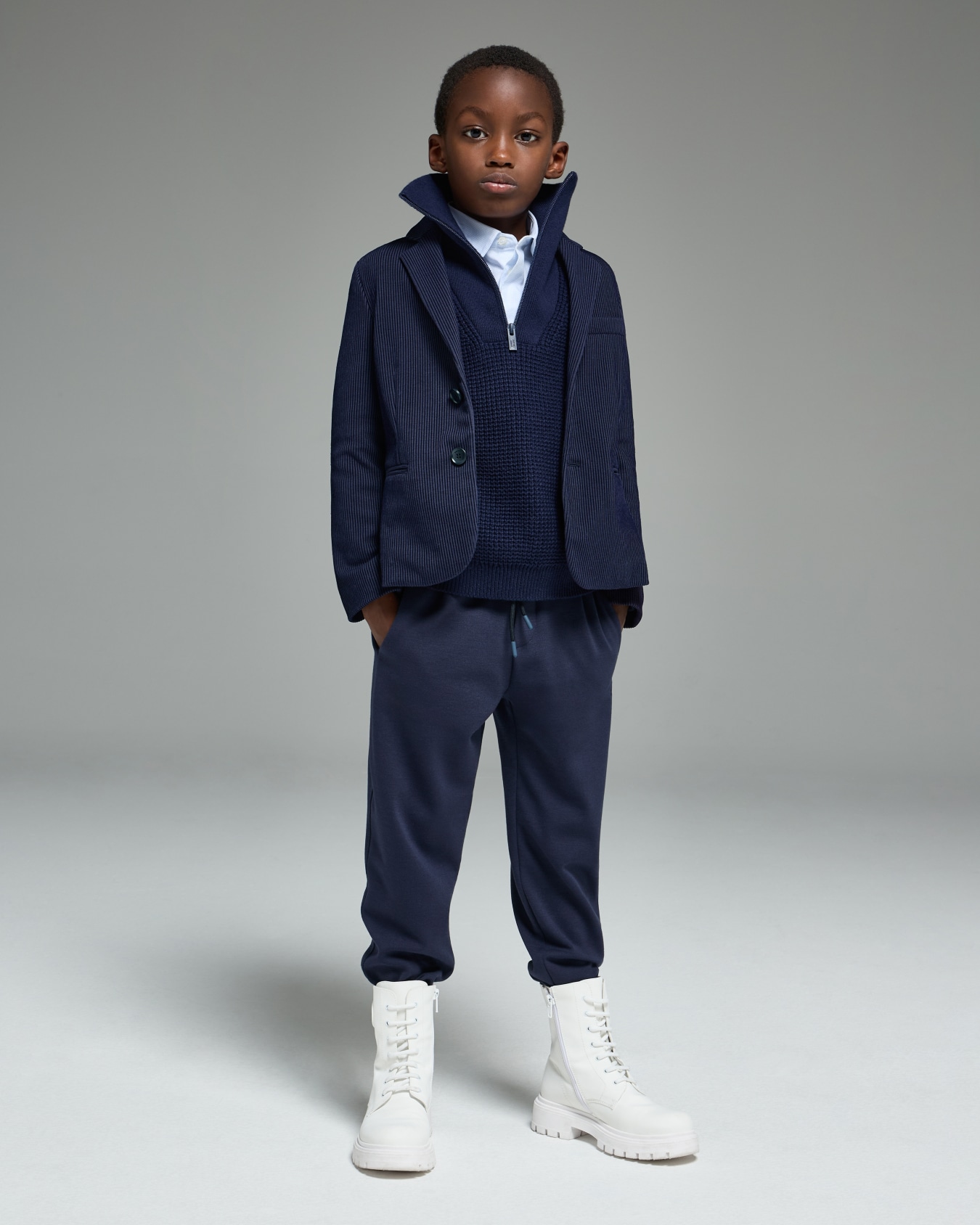 ASV ribbed-knit mock-neck jumper Slide 3