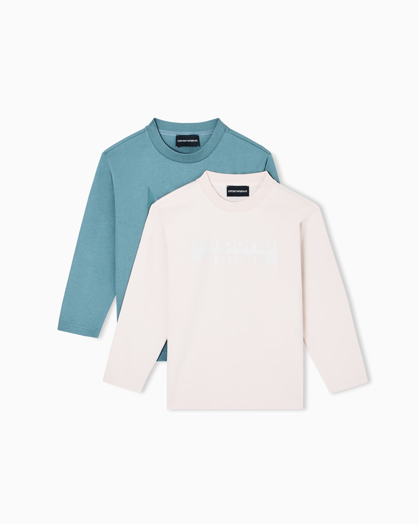 Two-pack of ASV long-sleeved comfort-fit jersey T-shirts Slide 0