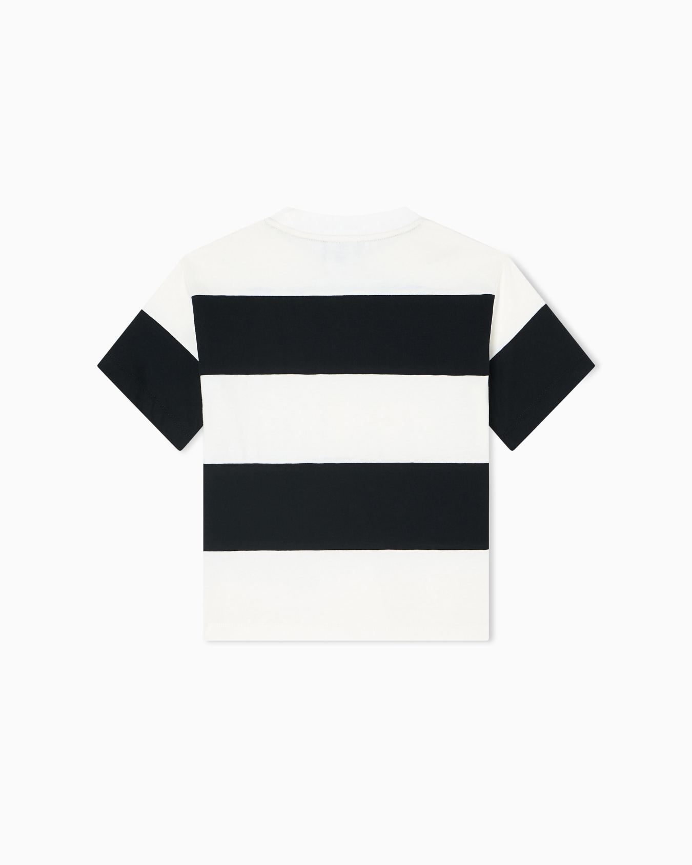 ASV oversized T-shirt in heavyweight jersey with a striped motif Slide 2