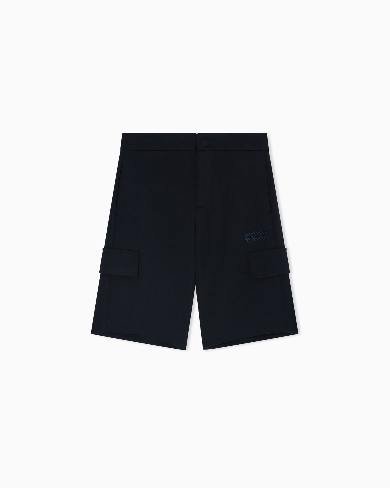 Double-jersey comfort-fit Bermuda shorts Slide 0